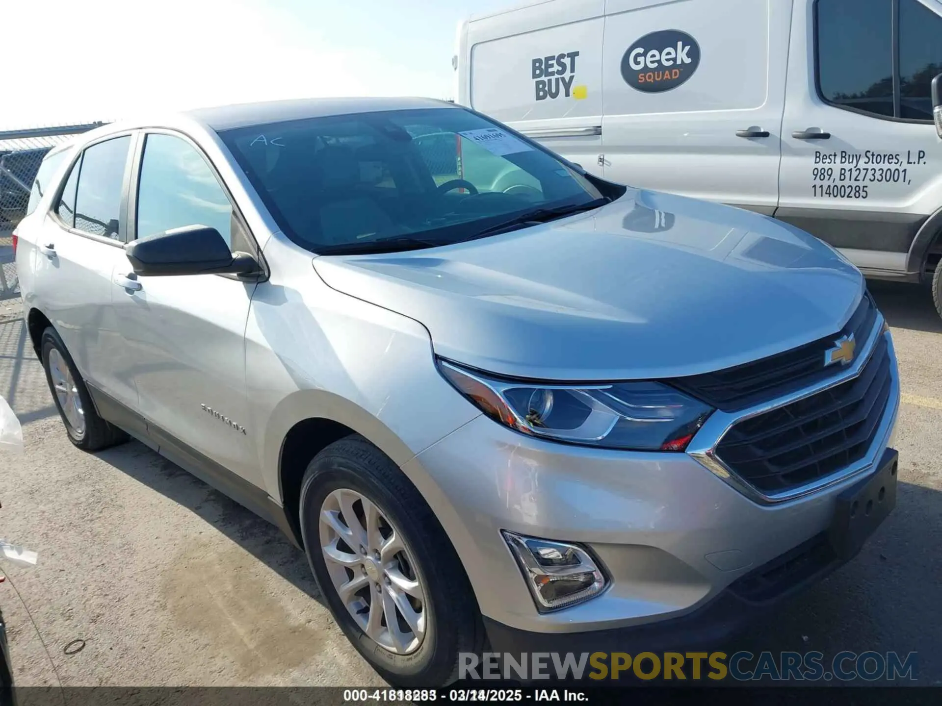 1 Photograph of a damaged car 3GNAXSEV7LS665529 CHEVROLET EQUINOX 2020
