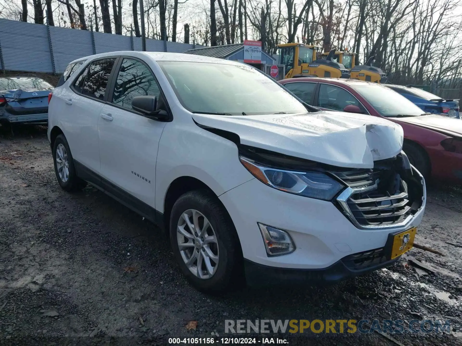 1 Photograph of a damaged car 3GNAXSEV9LS559566 CHEVROLET EQUINOX 2020