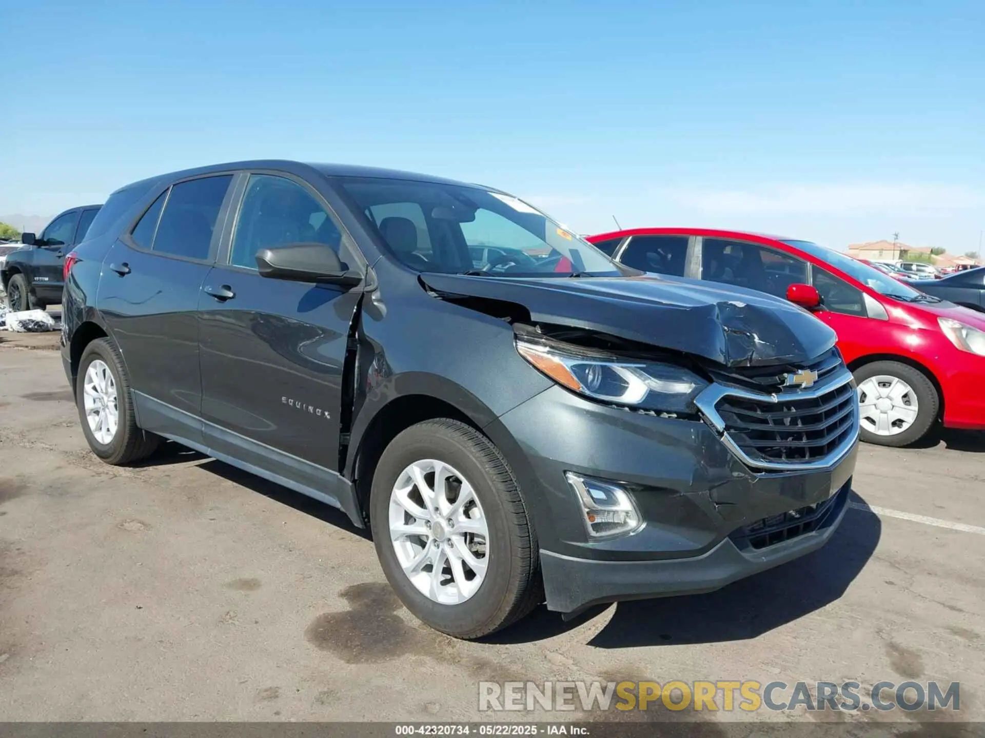 1 Photograph of a damaged car 3GNAXSEV9LS563651 CHEVROLET EQUINOX 2020