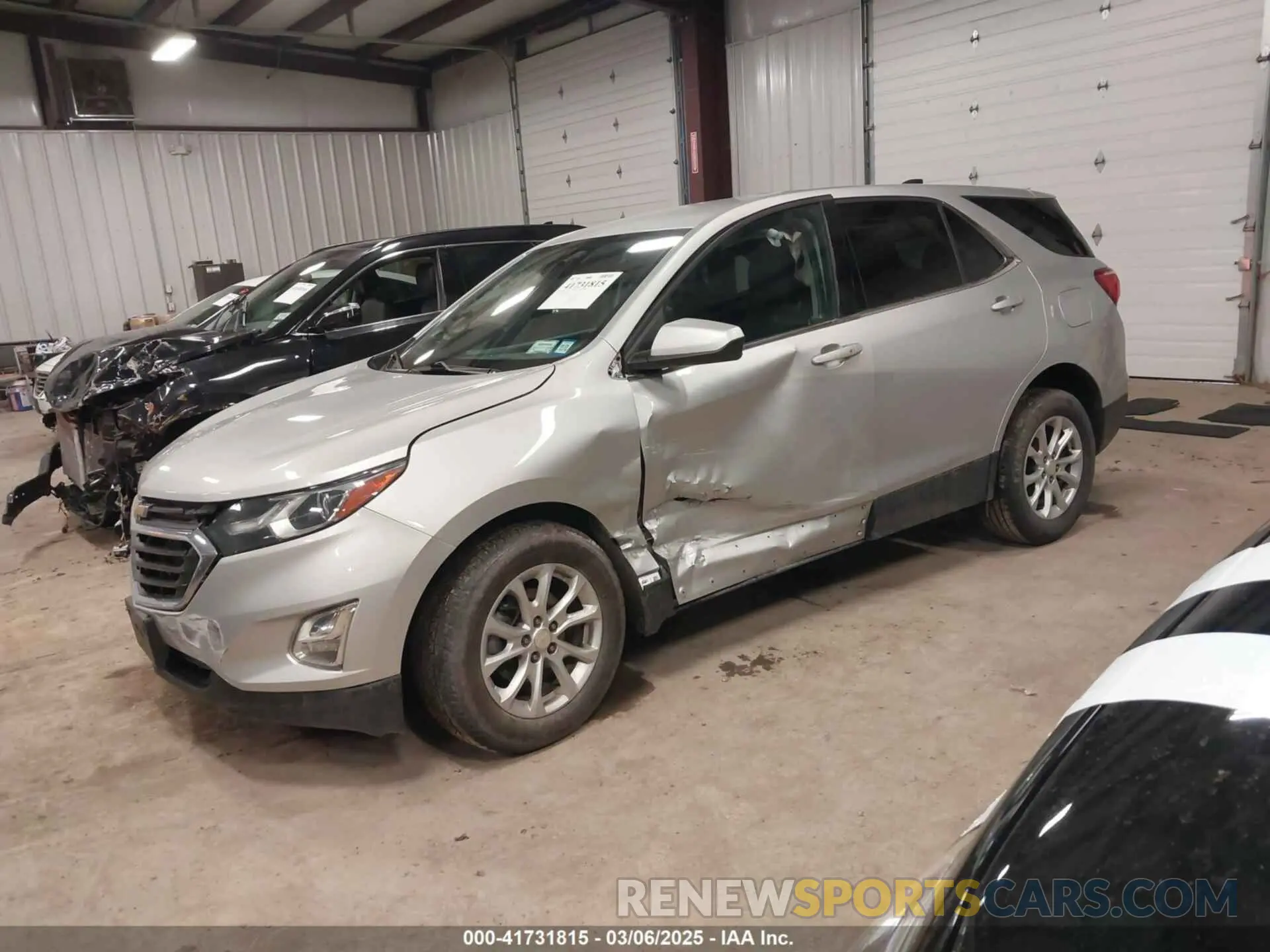 2 Photograph of a damaged car 3GNAXTEV1LS520797 CHEVROLET EQUINOX 2020