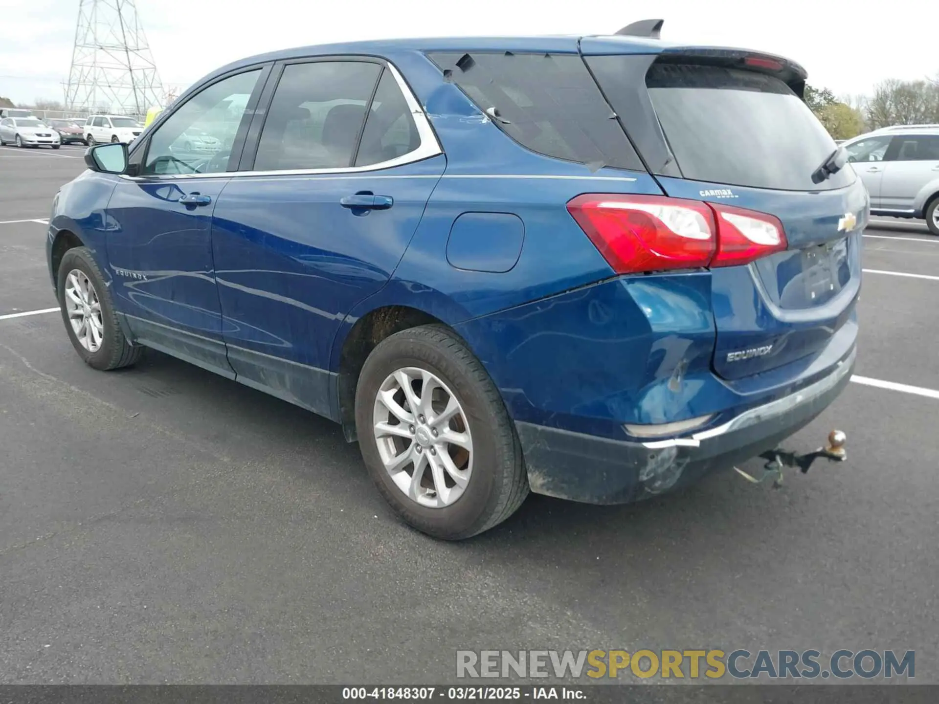 3 Photograph of a damaged car 3GNAXTEV2LL122265 CHEVROLET EQUINOX 2020