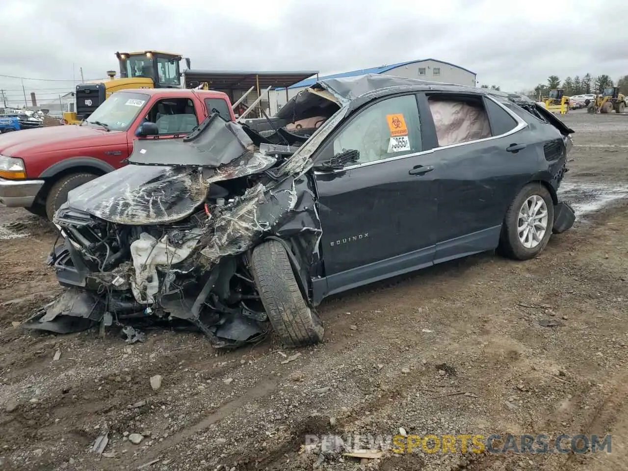 1 Photograph of a damaged car 3GNAXTEV3LL253897 CHEVROLET EQUINOX 2020