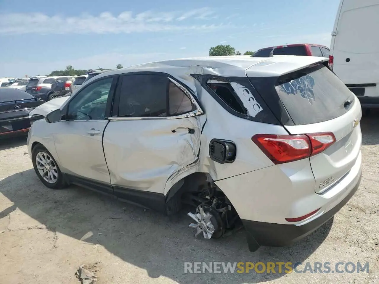 2 Photograph of a damaged car 3GNAXTEV3LS612073 CHEVROLET EQUINOX 2020