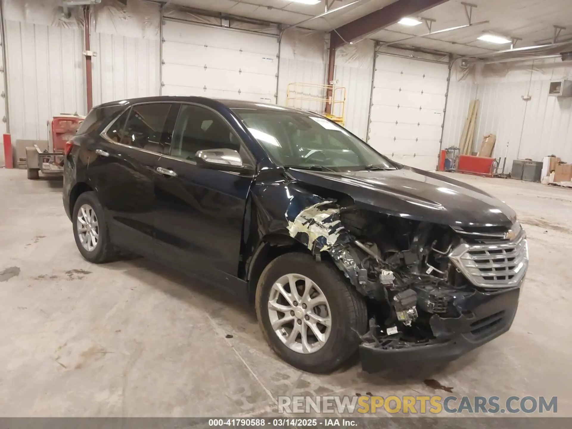 1 Photograph of a damaged car 3GNAXTEV8LS601344 CHEVROLET EQUINOX 2020