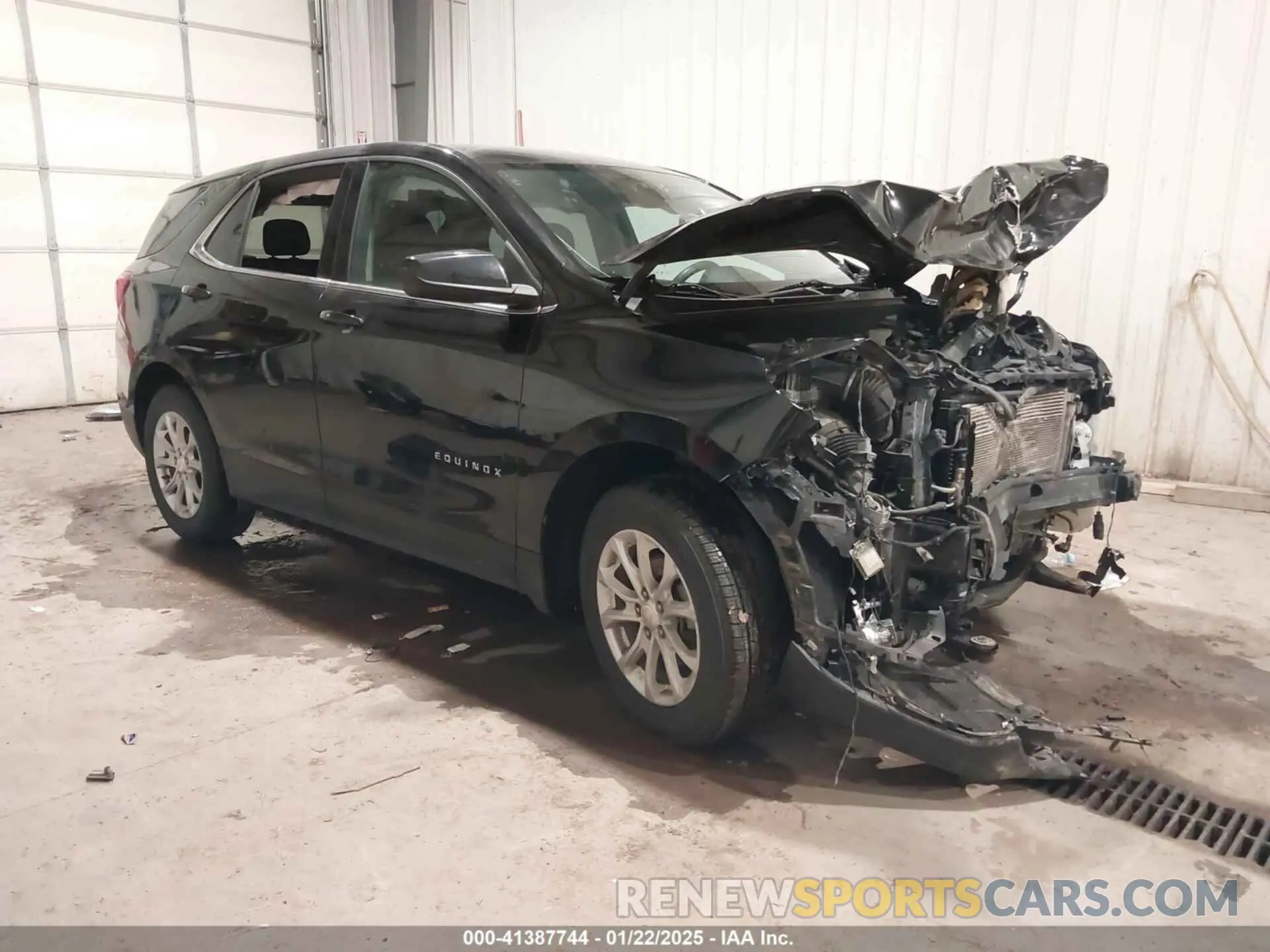 1 Photograph of a damaged car 3GNAXUEV0LL293831 CHEVROLET EQUINOX 2020