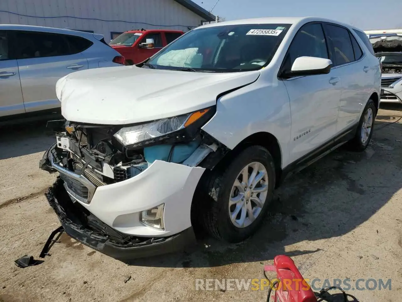 1 Photograph of a damaged car 3GNAXUEV0LS508243 CHEVROLET EQUINOX 2020