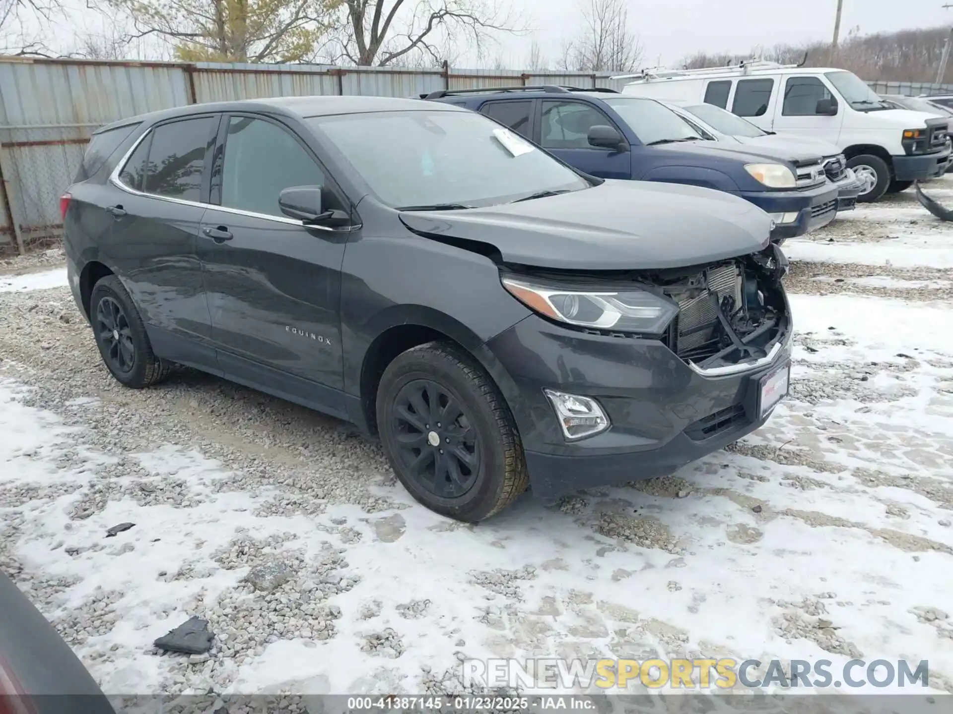 1 Photograph of a damaged car 3GNAXUEV2LS620106 CHEVROLET EQUINOX 2020