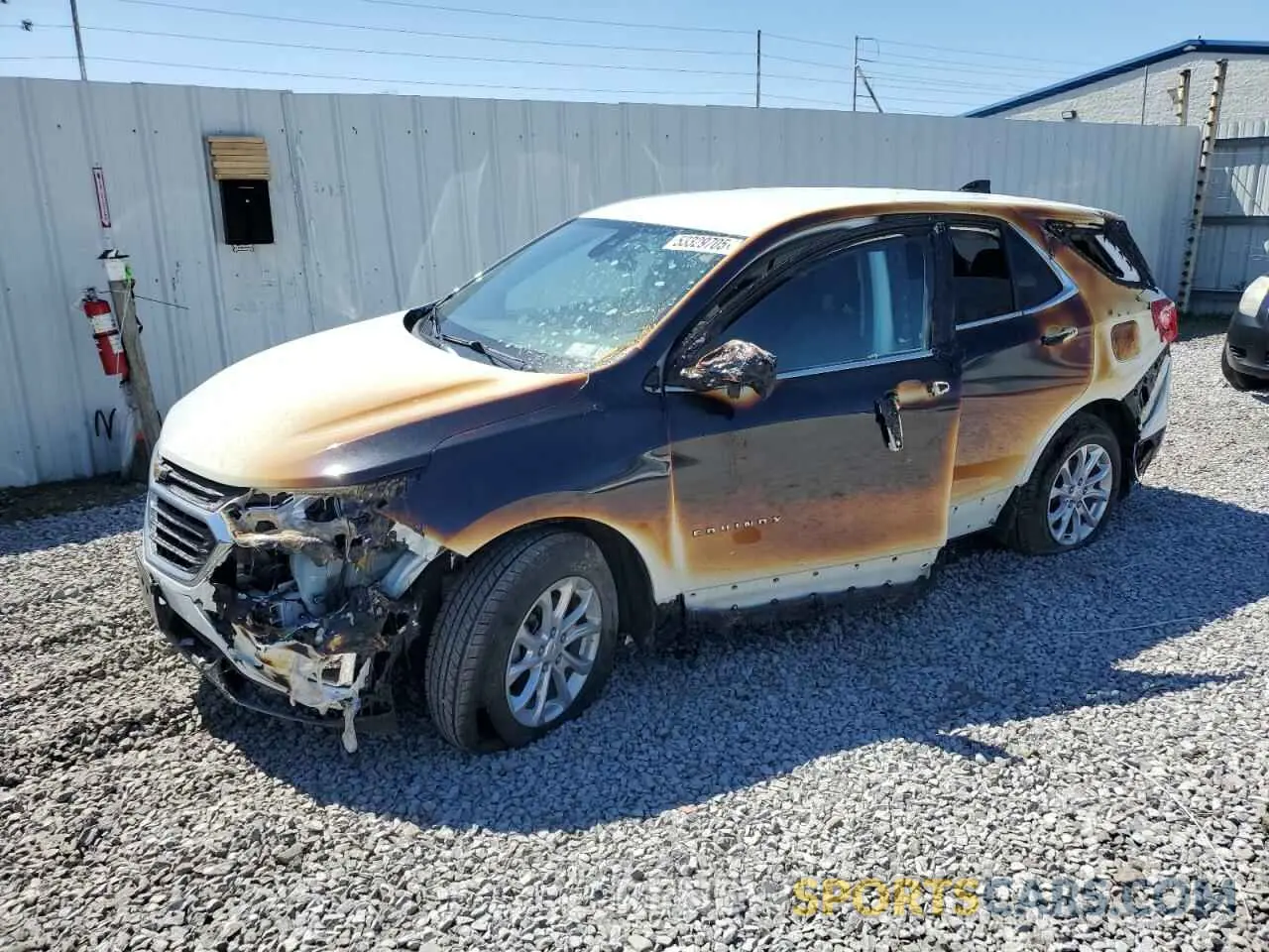 1 Photograph of a damaged car 3GNAXUEV4LS541858 CHEVROLET EQUINOX 2020