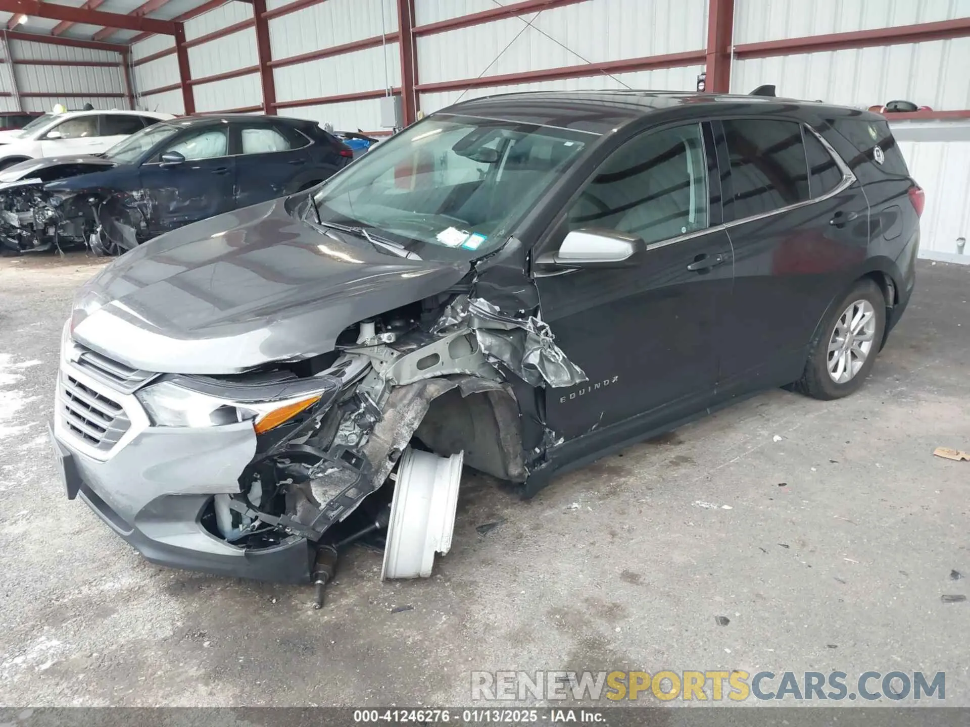 2 Photograph of a damaged car 3GNAXUEV4LS618731 CHEVROLET EQUINOX 2020