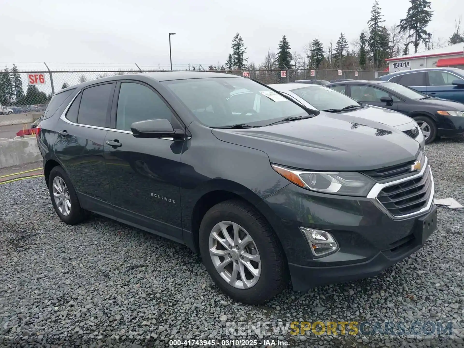 1 Photograph of a damaged car 3GNAXUEV5LS594391 CHEVROLET EQUINOX 2020