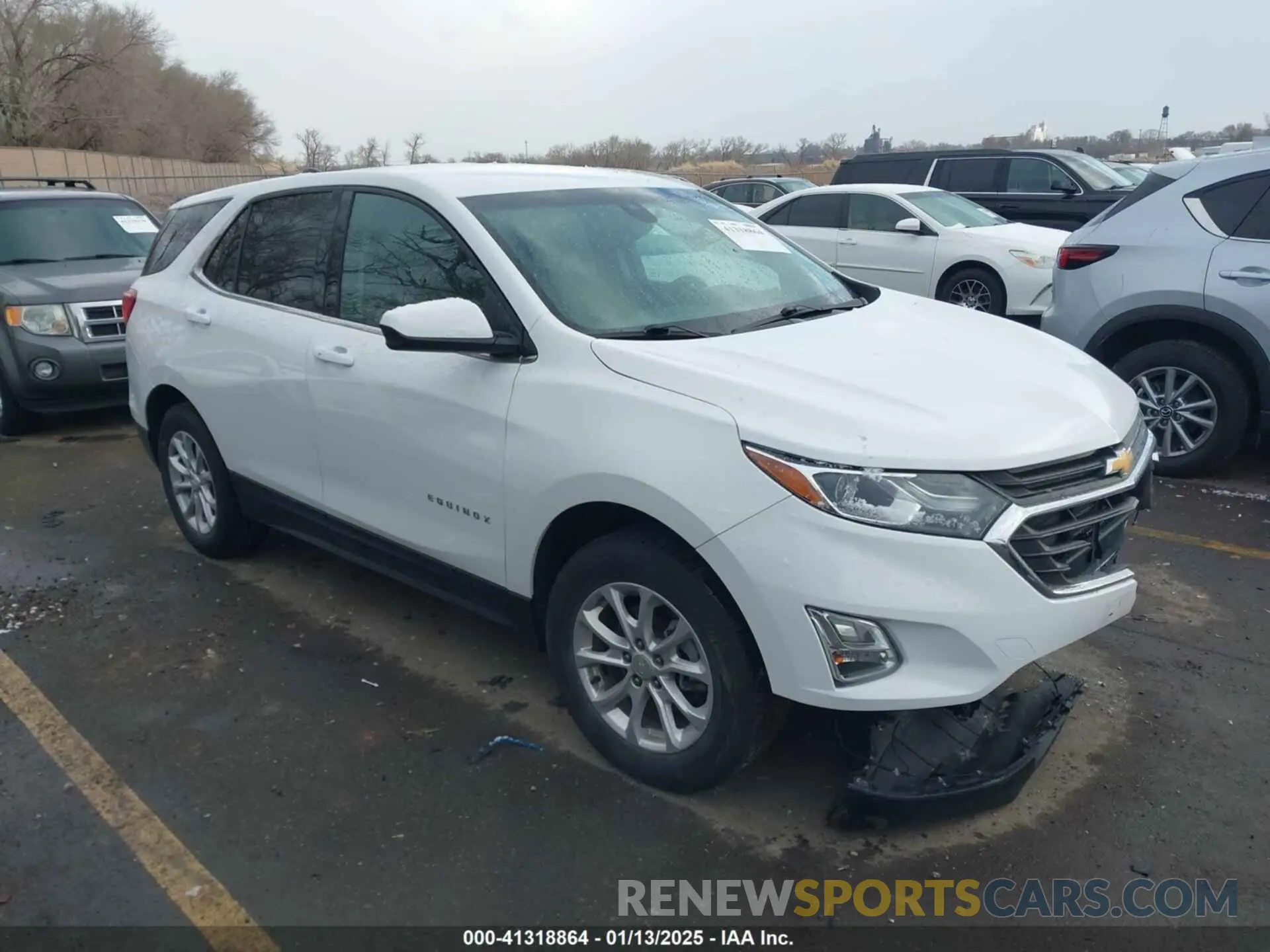 1 Photograph of a damaged car 3GNAXUEV6LS507906 CHEVROLET EQUINOX 2020