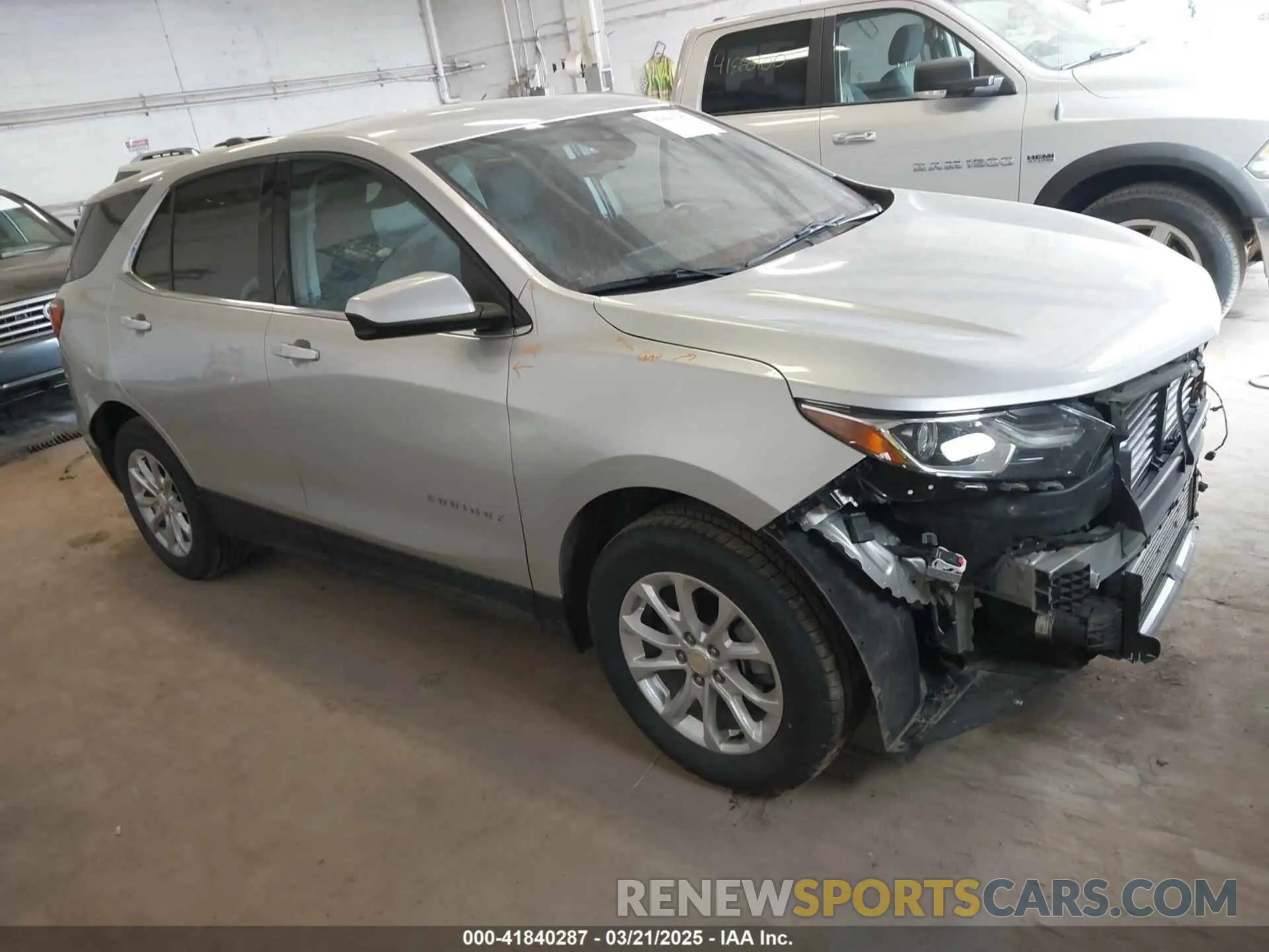 1 Photograph of a damaged car 3GNAXUEV6LS514791 CHEVROLET EQUINOX 2020