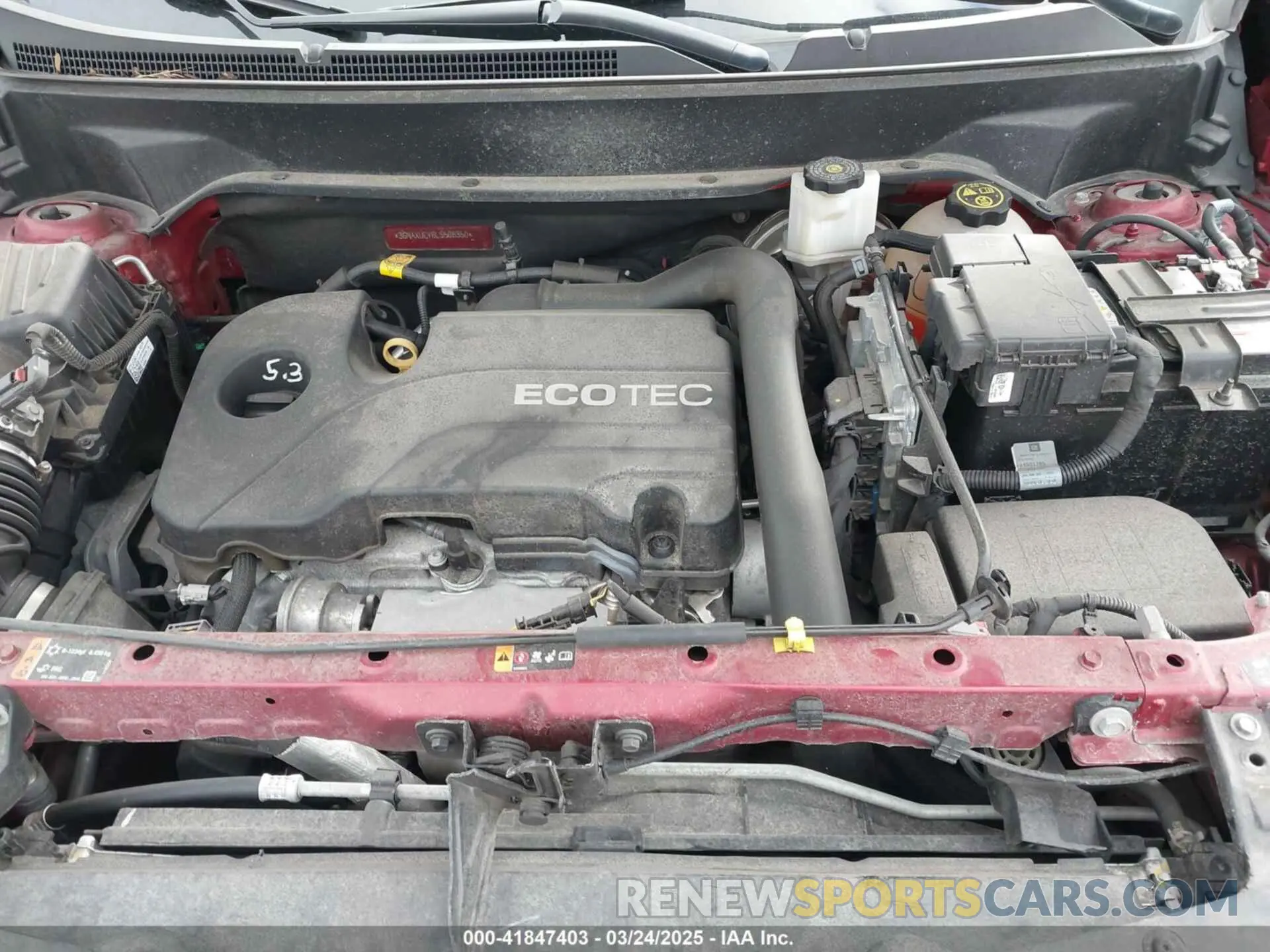 10 Photograph of a damaged car 3GNAXUEV6LS586350 CHEVROLET EQUINOX 2020