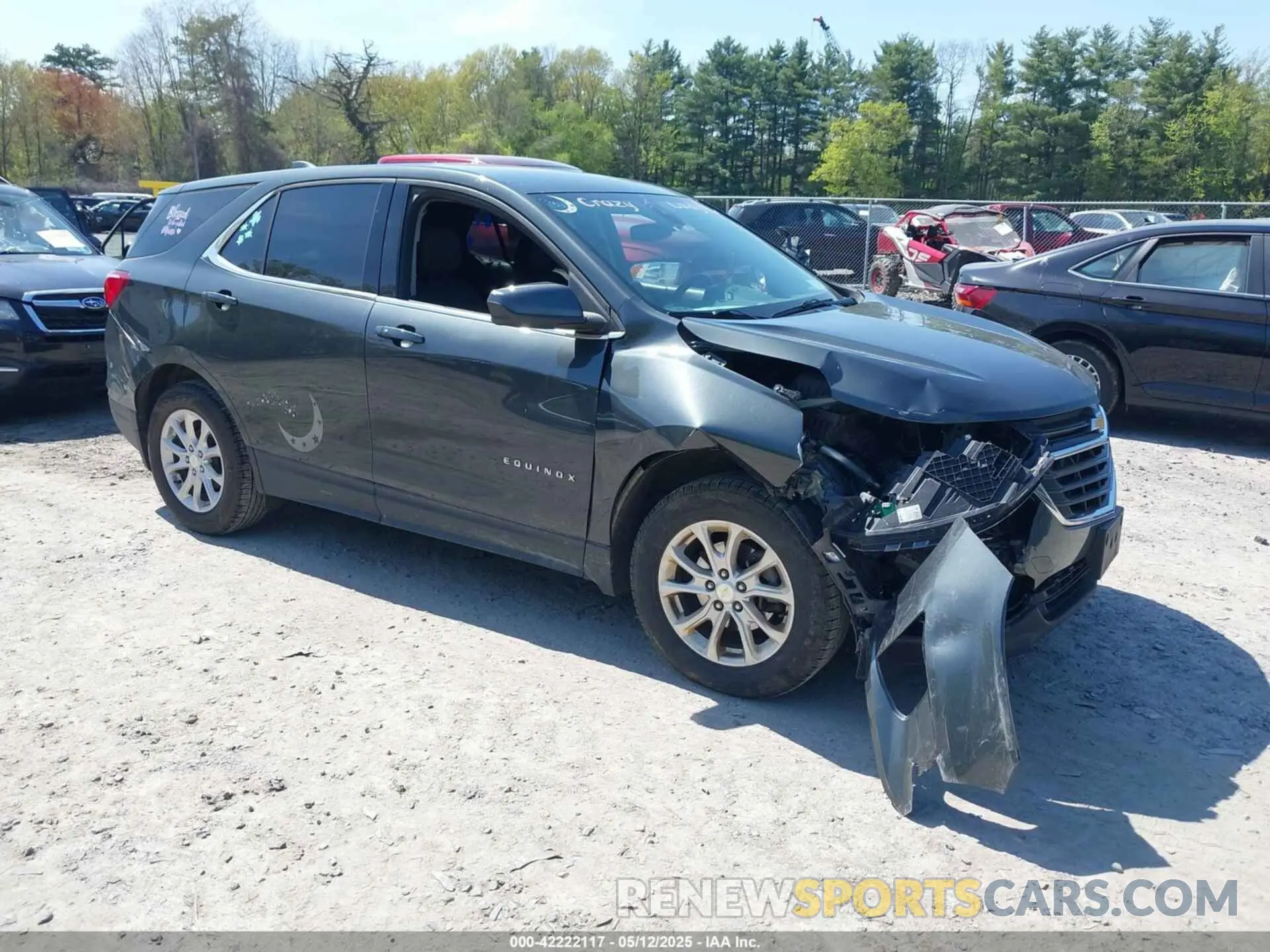 1 Photograph of a damaged car 3GNAXUEV6LS633814 CHEVROLET EQUINOX 2020