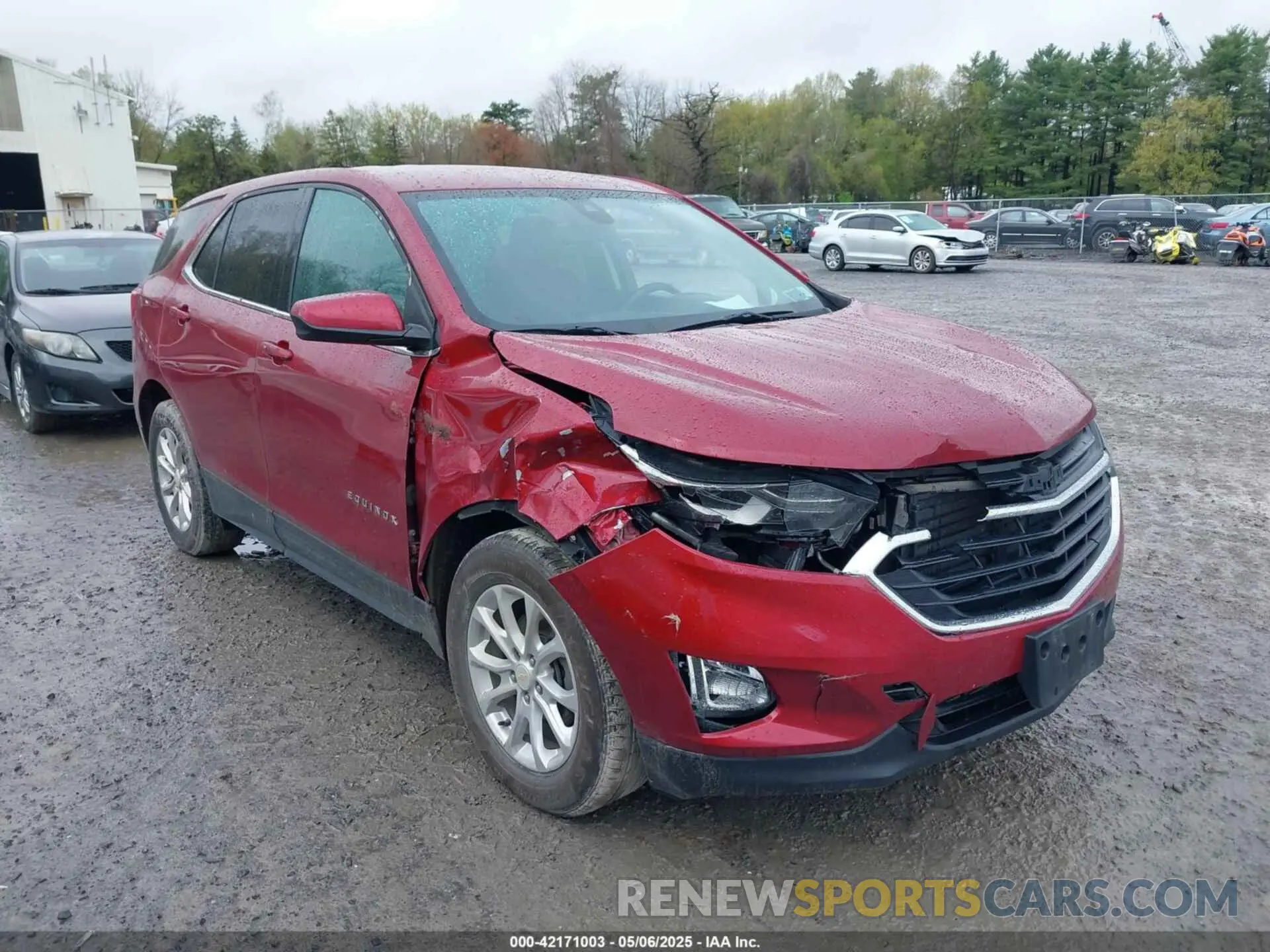 6 Photograph of a damaged car 3GNAXUEV6LS640732 CHEVROLET EQUINOX 2020