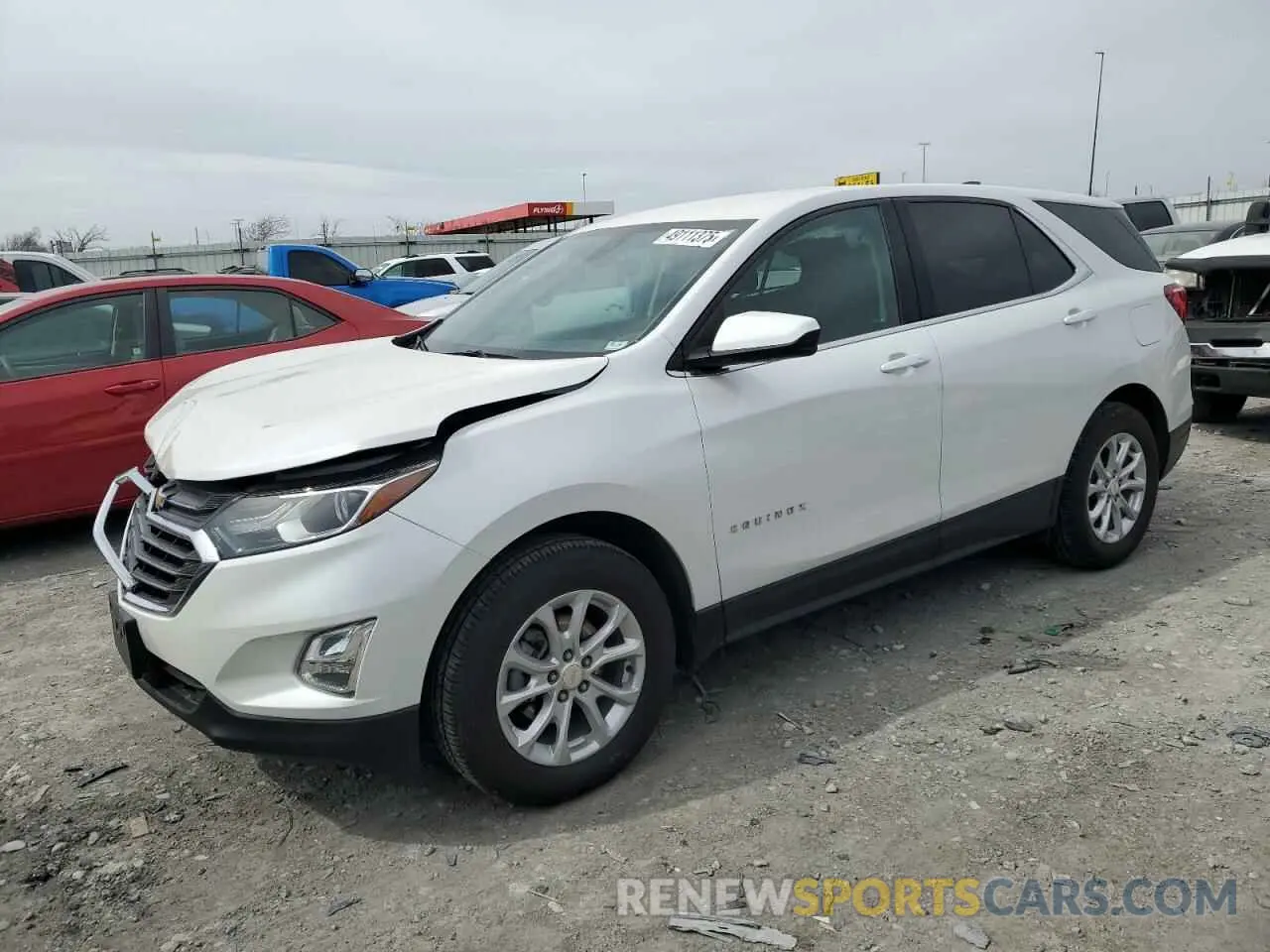 1 Photograph of a damaged car 3GNAXUEV8LL183187 CHEVROLET EQUINOX 2020