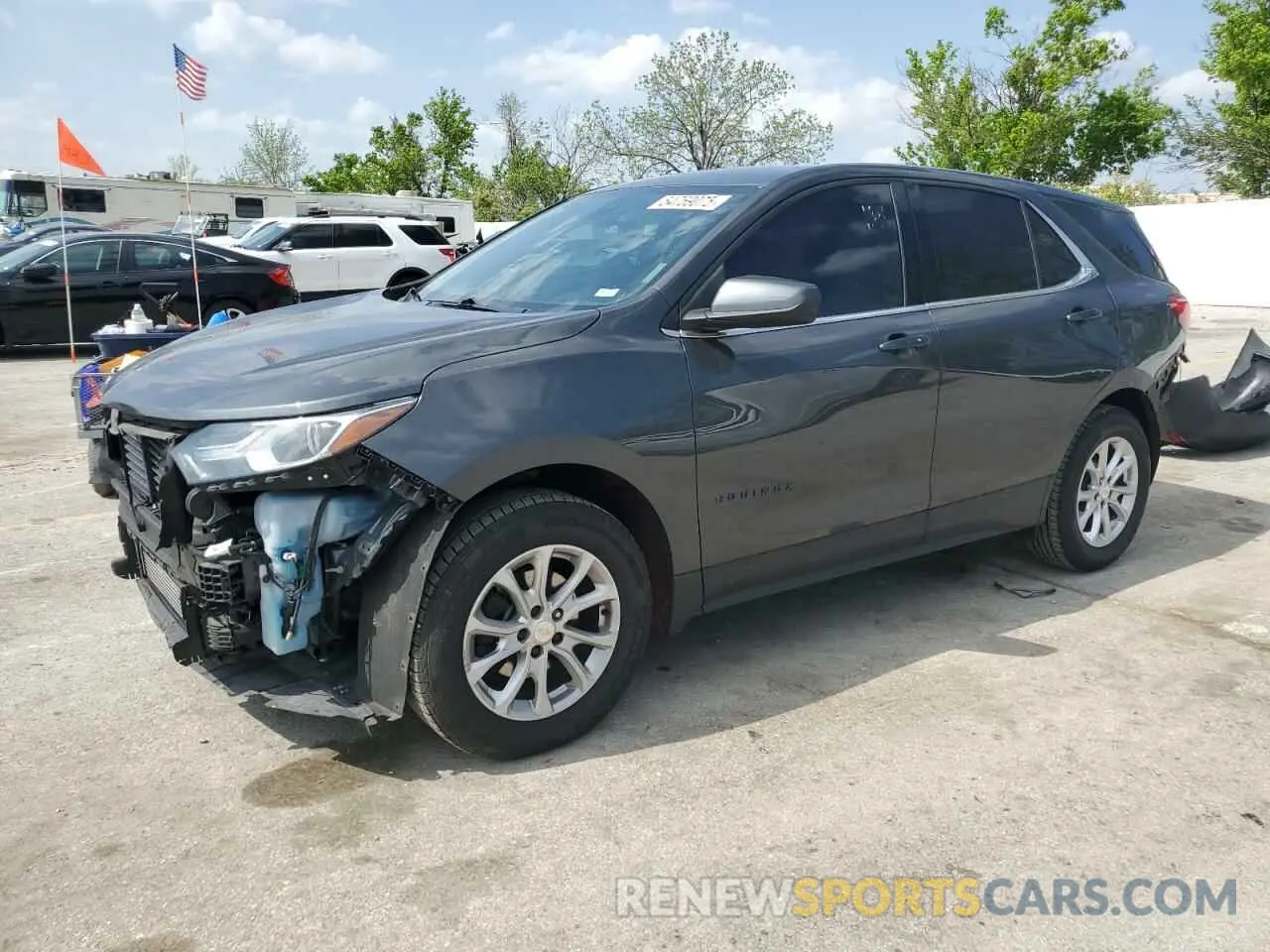 1 Photograph of a damaged car 3GNAXUEV8LL184422 CHEVROLET EQUINOX 2020