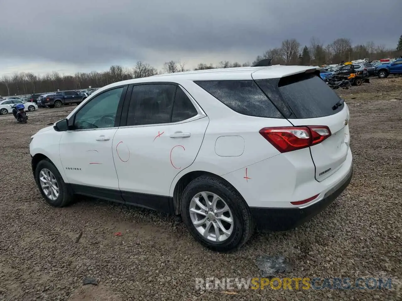 2 Photograph of a damaged car 3GNAXUEV9LS689598 CHEVROLET EQUINOX 2020