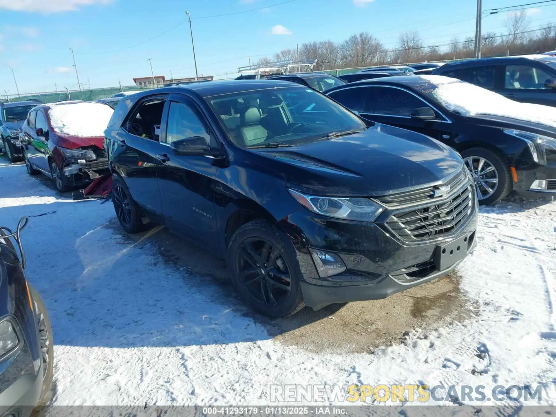1 Photograph of a damaged car 3GNAXUEVXLL255927 CHEVROLET EQUINOX 2020