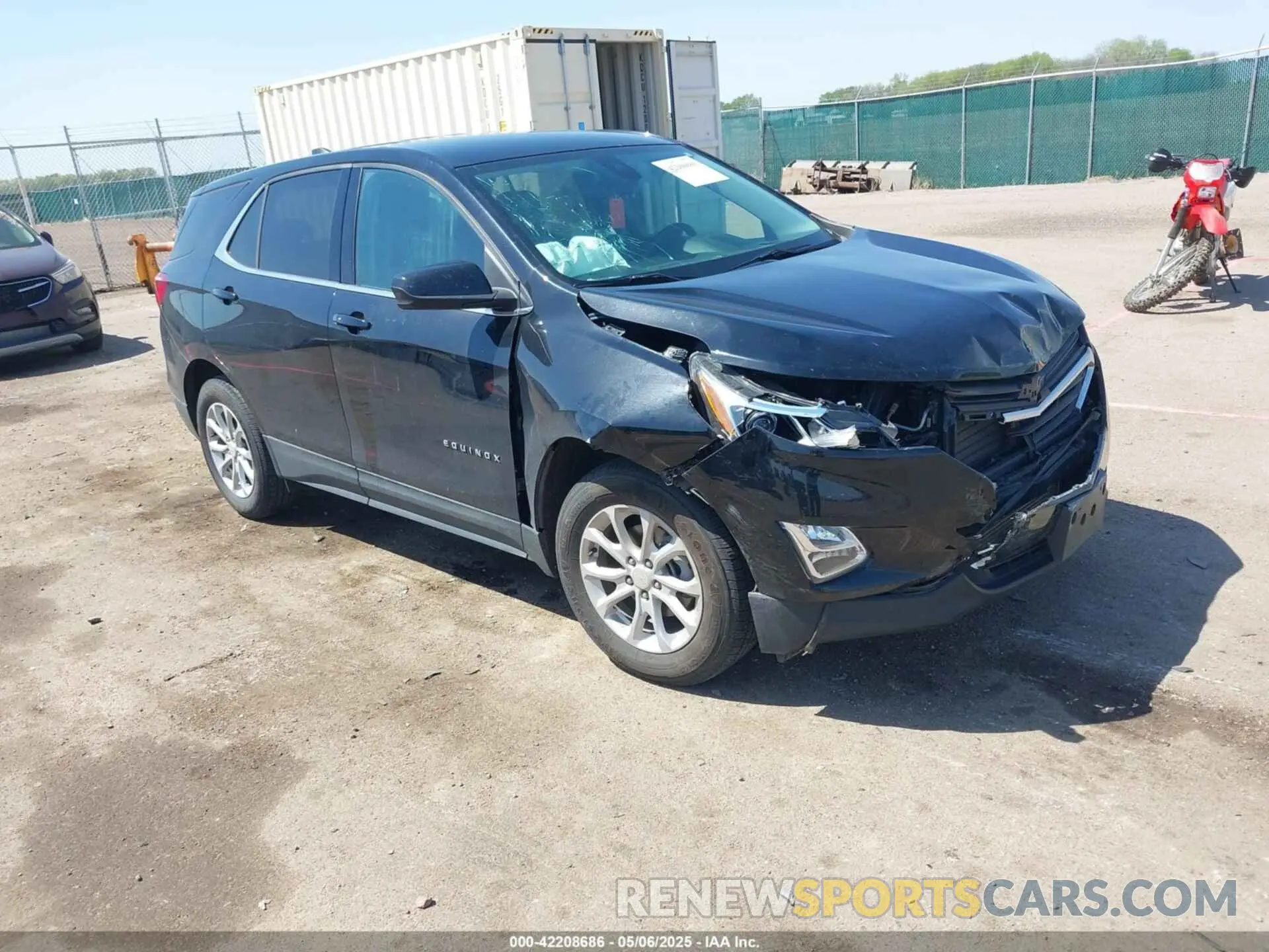 1 Photograph of a damaged car 3GNAXUEVXLL267186 CHEVROLET EQUINOX 2020