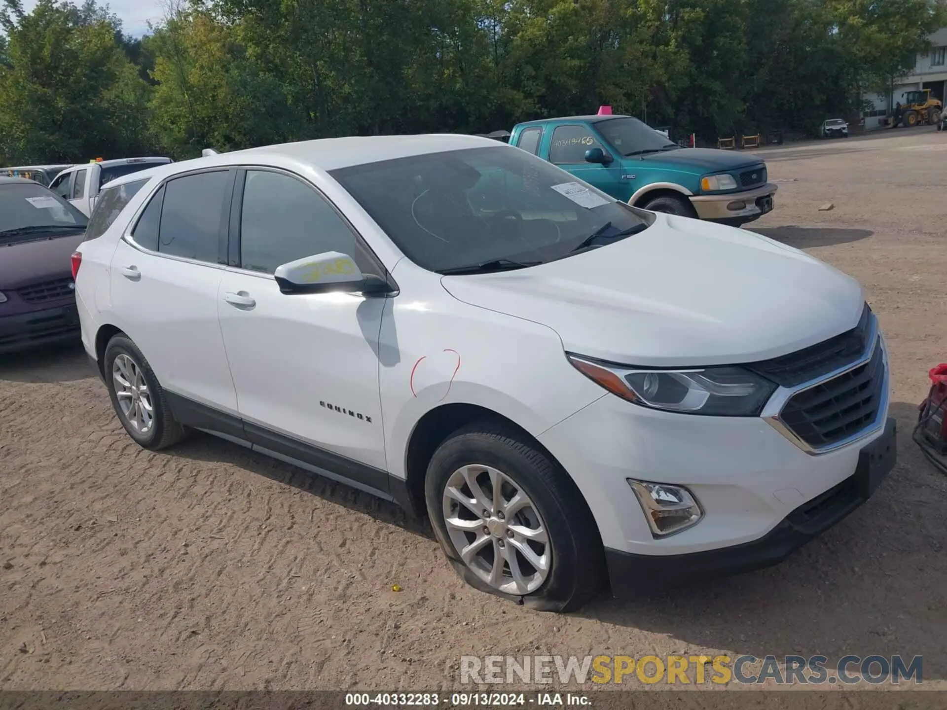 1 Photograph of a damaged car 3GNAXUEVXLL280262 CHEVROLET EQUINOX 2020