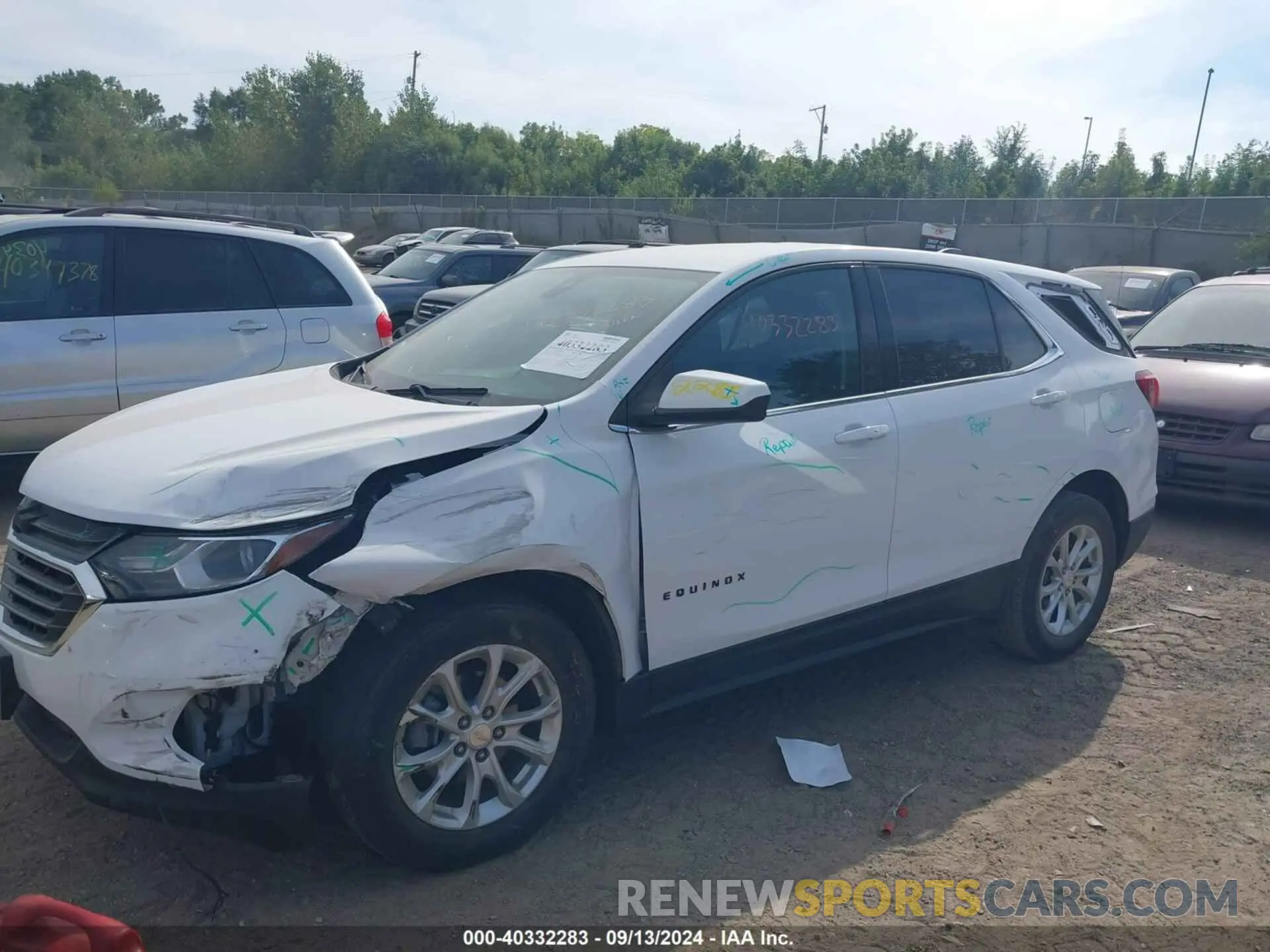 6 Photograph of a damaged car 3GNAXUEVXLL280262 CHEVROLET EQUINOX 2020