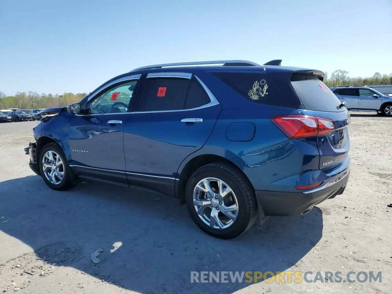2 Photograph of a damaged car 3GNAXVEX1LL226159 CHEVROLET EQUINOX 2020