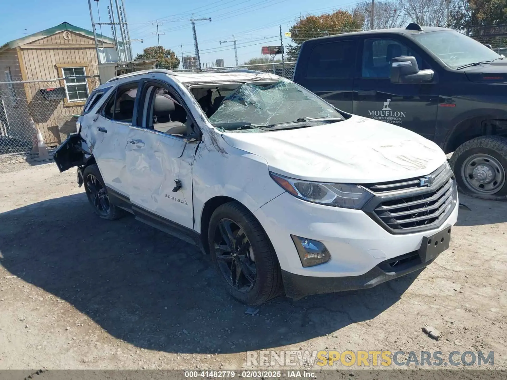 1 Photograph of a damaged car 3GNAXVEX7LS731225 CHEVROLET EQUINOX 2020