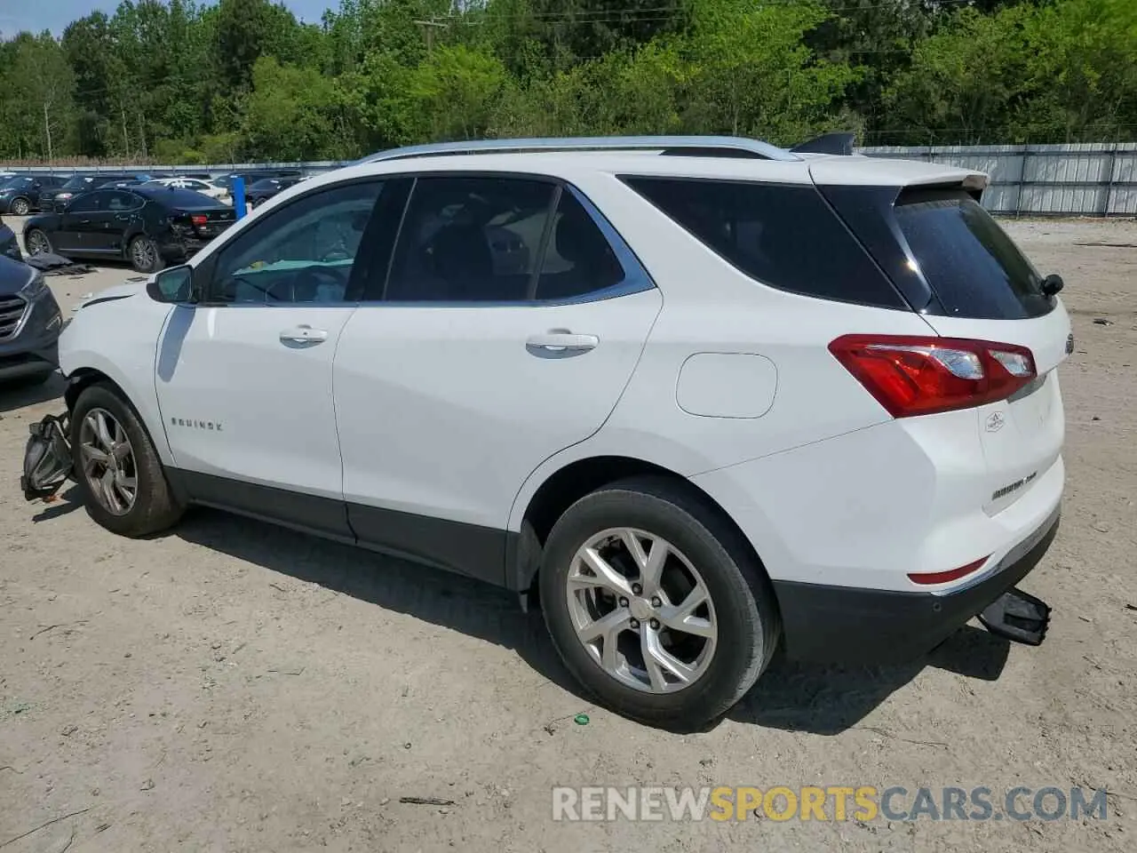 2 Photograph of a damaged car 3GNAXVEX9LS591386 CHEVROLET EQUINOX 2020