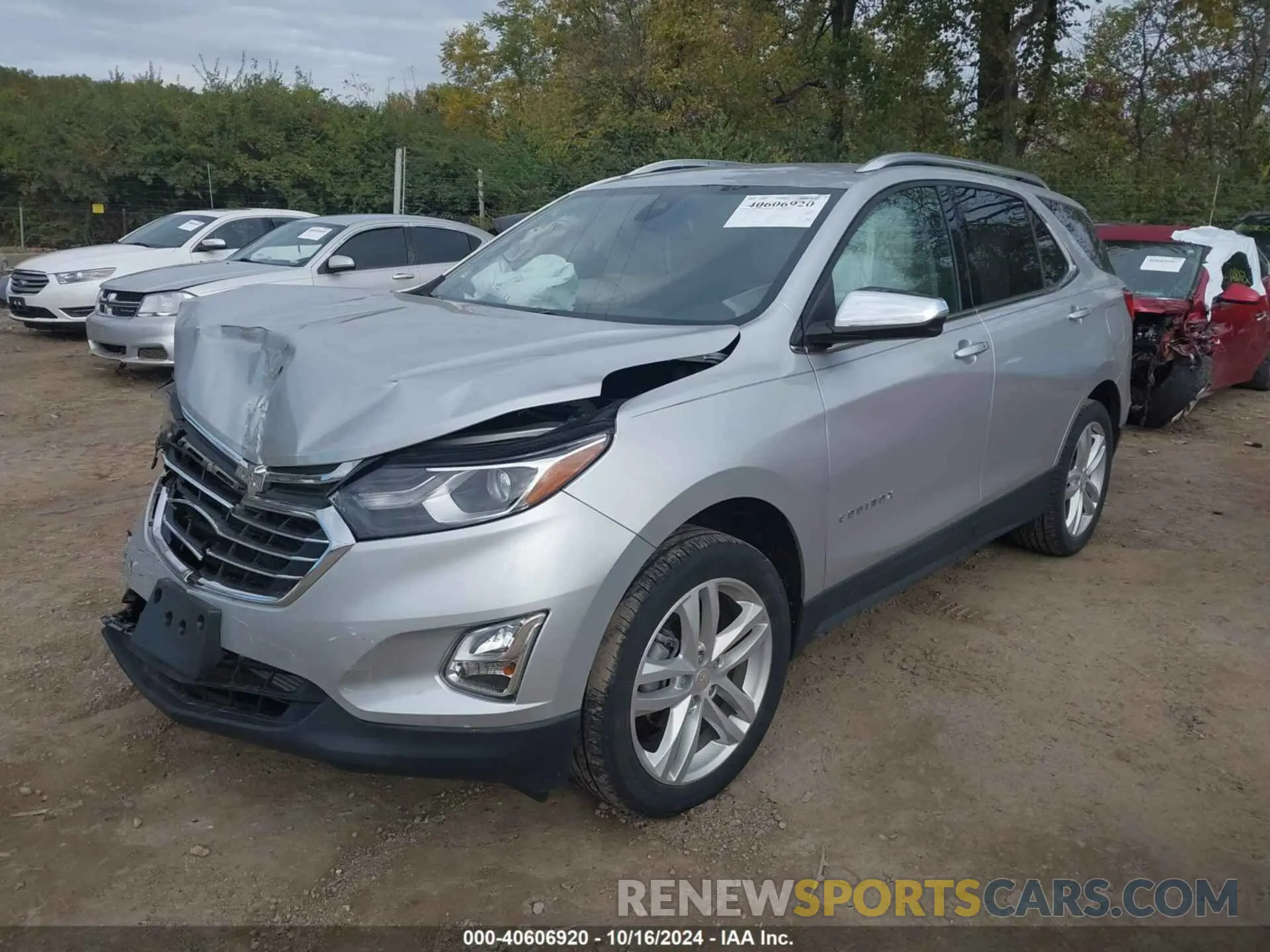 2 Photograph of a damaged car 3GNAXXEV1LS649467 CHEVROLET EQUINOX 2020