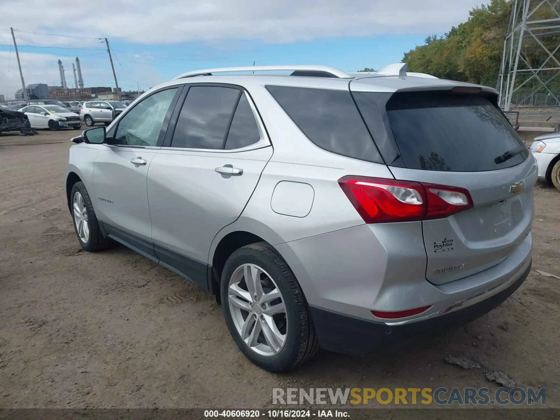 3 Photograph of a damaged car 3GNAXXEV1LS649467 CHEVROLET EQUINOX 2020