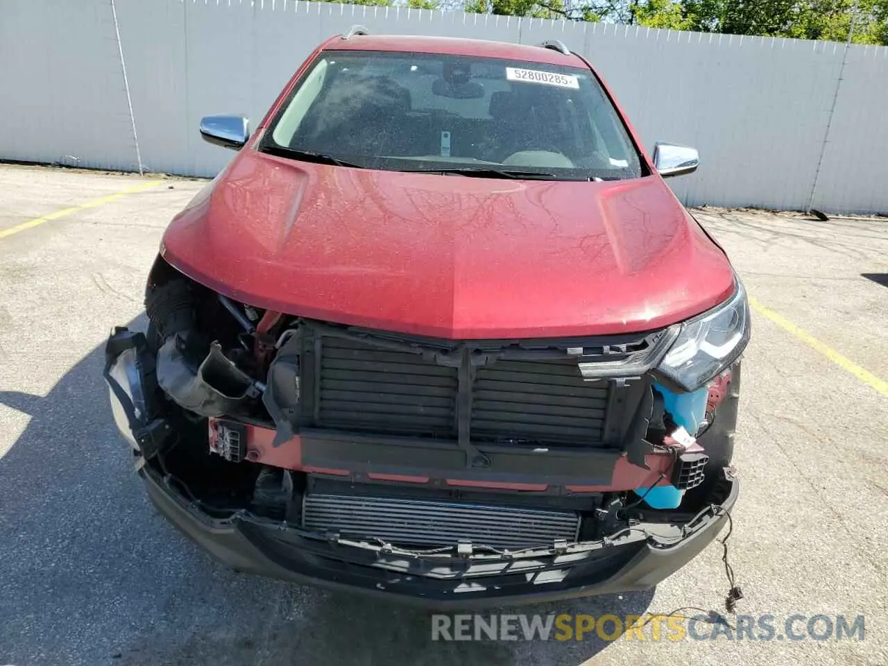 5 Photograph of a damaged car 3GNAXYEX0LS526086 CHEVROLET EQUINOX 2020