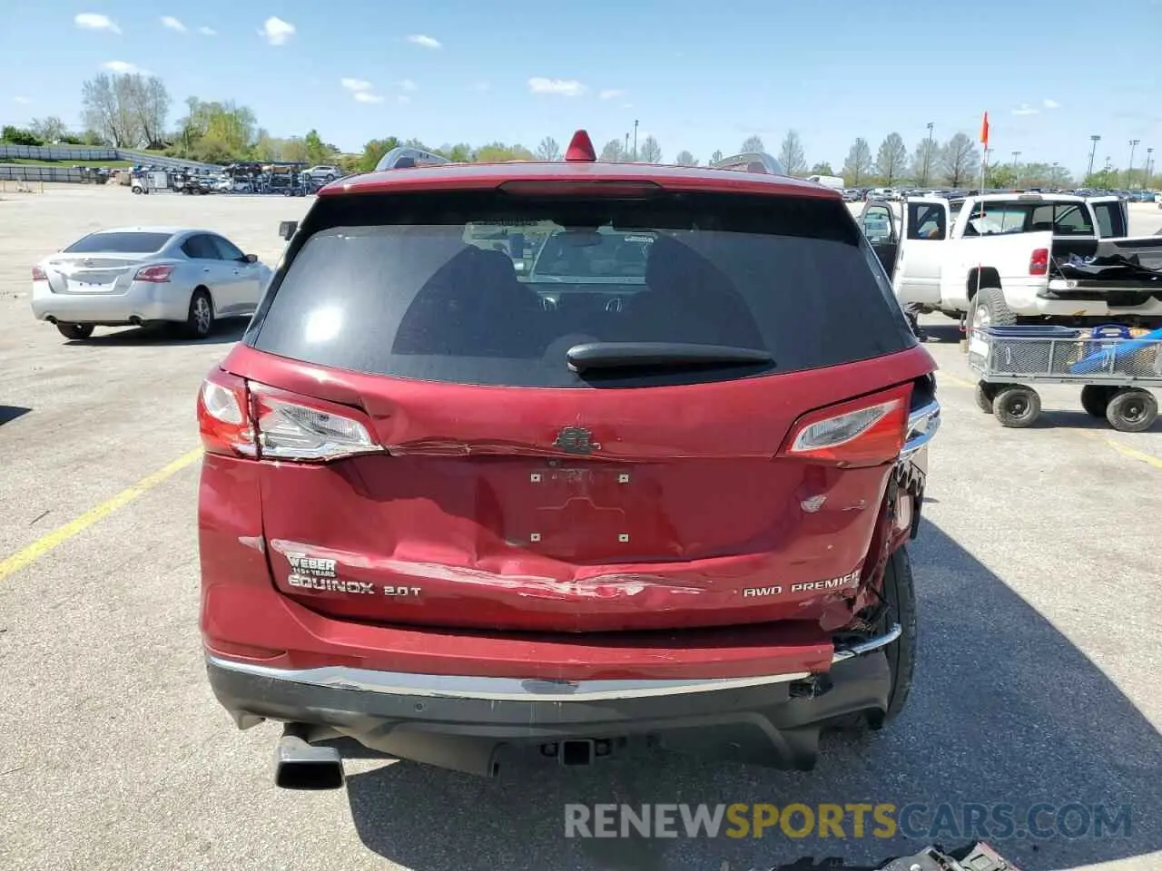 6 Photograph of a damaged car 3GNAXYEX0LS526086 CHEVROLET EQUINOX 2020