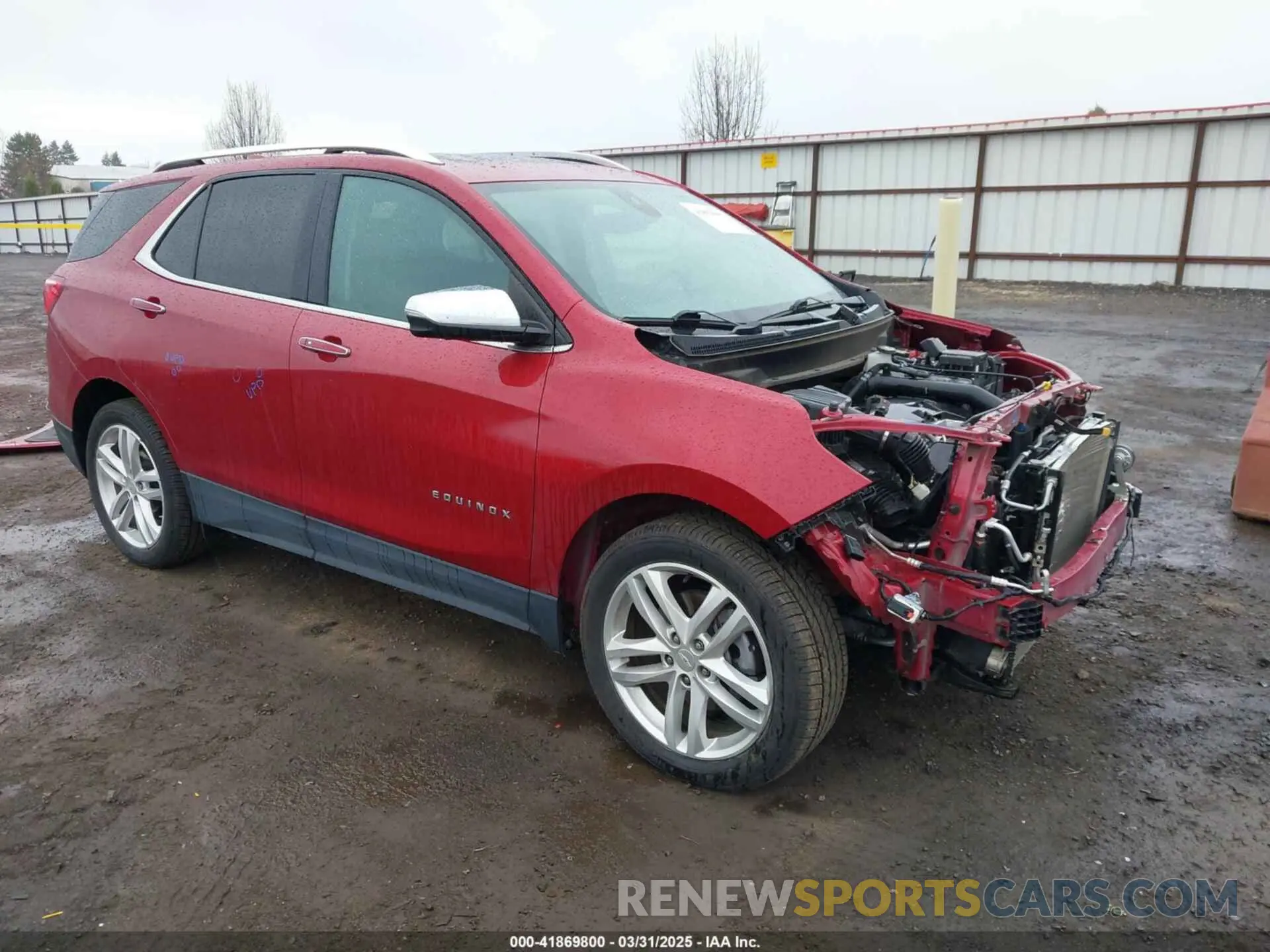 1 Photograph of a damaged car 3GNAXYEX4LS605681 CHEVROLET EQUINOX 2020