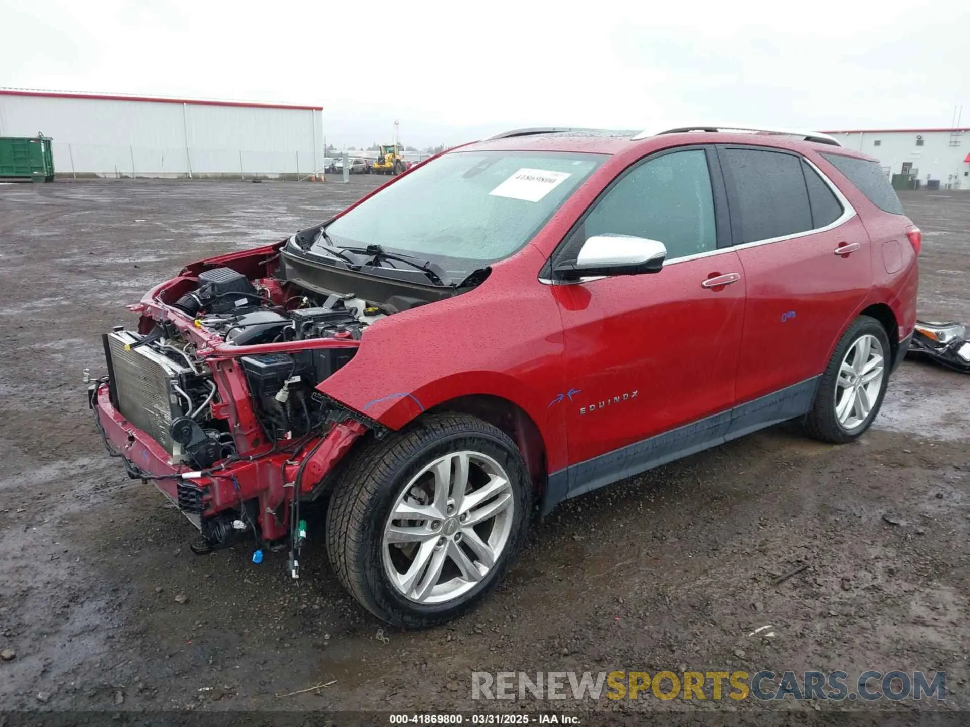 2 Photograph of a damaged car 3GNAXYEX4LS605681 CHEVROLET EQUINOX 2020