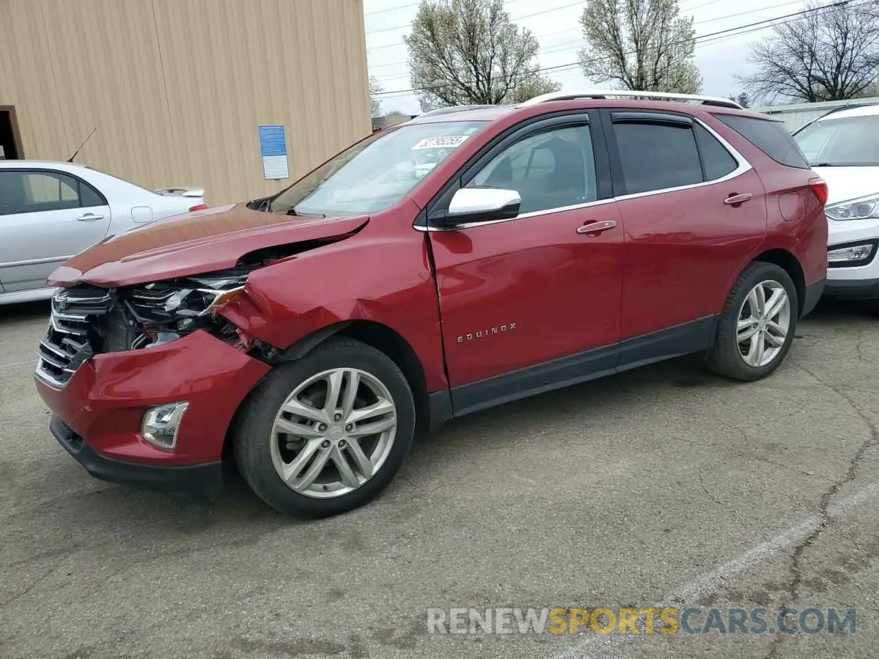 1 Photograph of a damaged car 3GNAXYEX4LS639801 CHEVROLET EQUINOX 2020