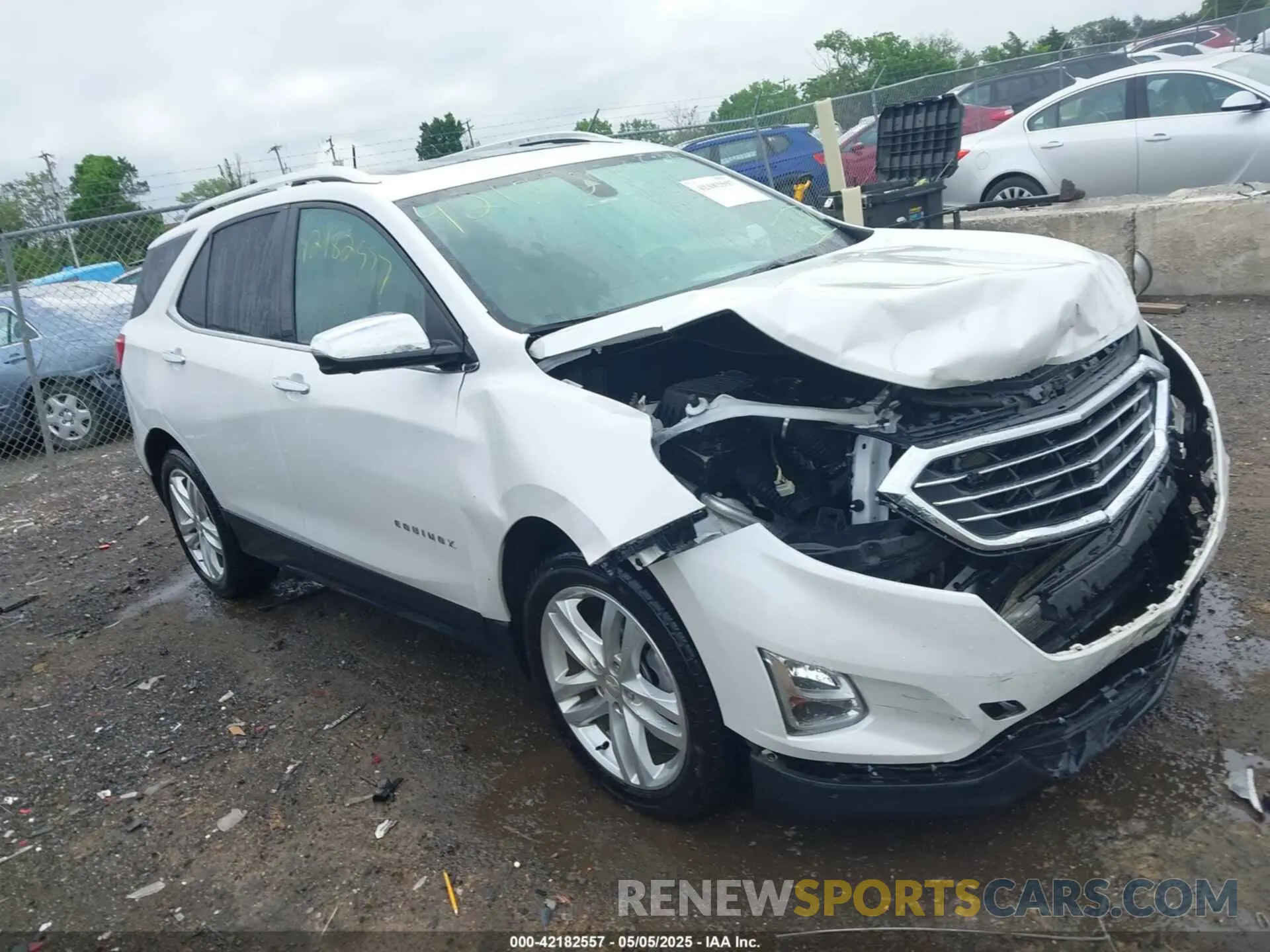 1 Photograph of a damaged car 3GNAXYEXXLS527777 CHEVROLET EQUINOX 2020