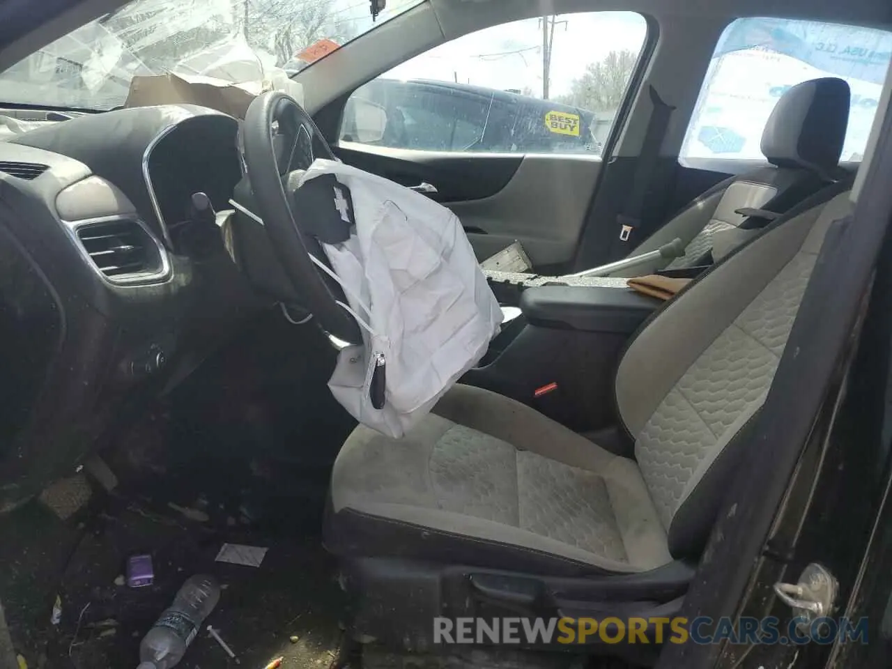 7 Photograph of a damaged car 2GNAXFEV8M6123007 CHEVROLET EQUINOX 2021