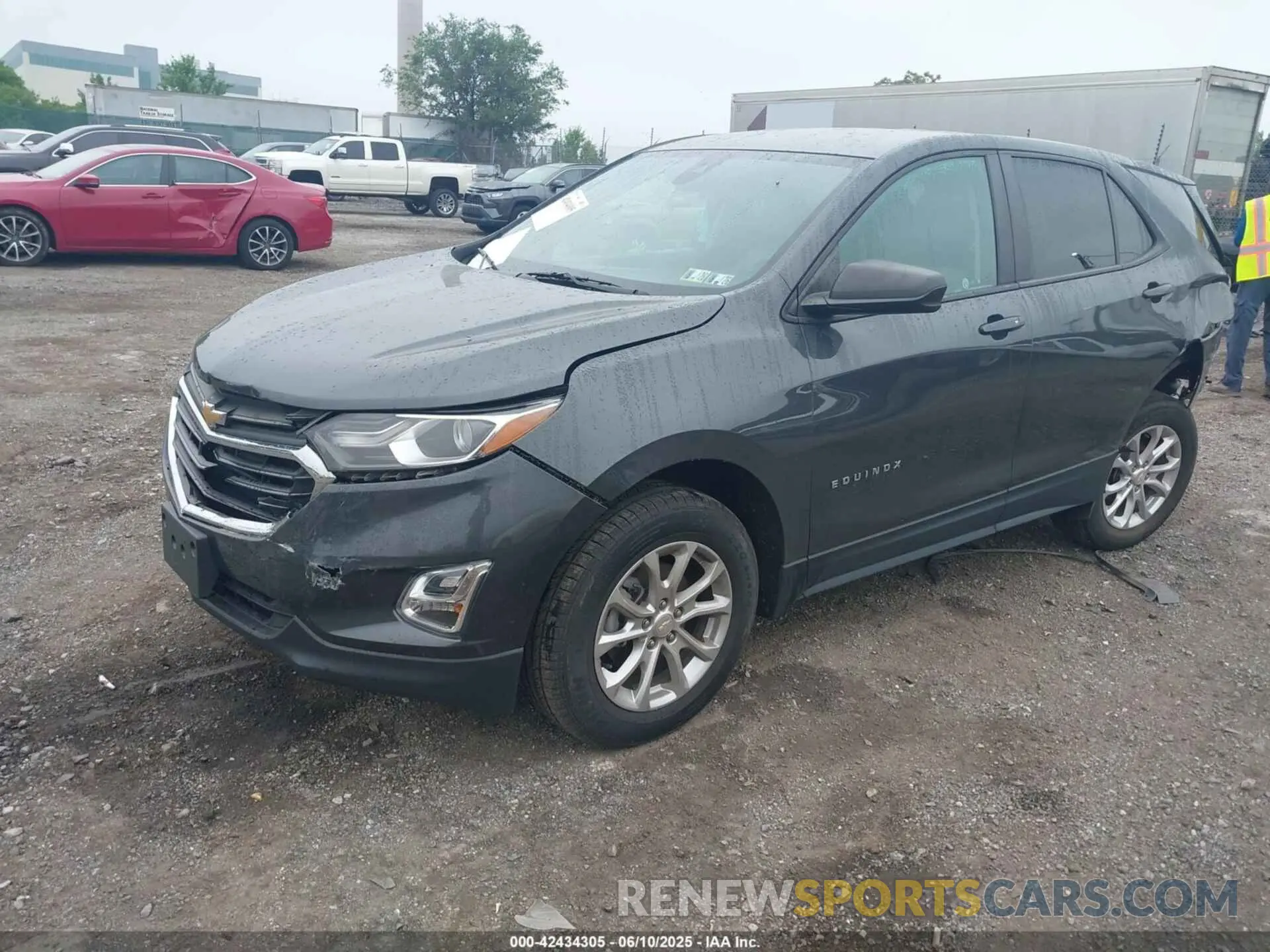 2 Photograph of a damaged car 2GNAXHEV1M6105587 CHEVROLET EQUINOX 2021