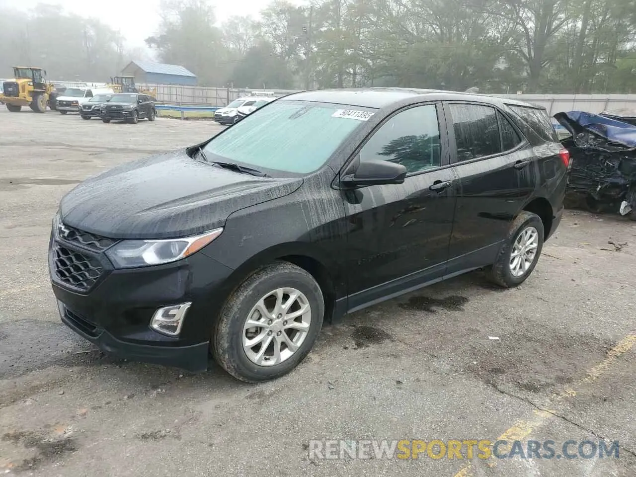 1 Photograph of a damaged car 2GNAXHEV1M6133728 CHEVROLET EQUINOX 2021
