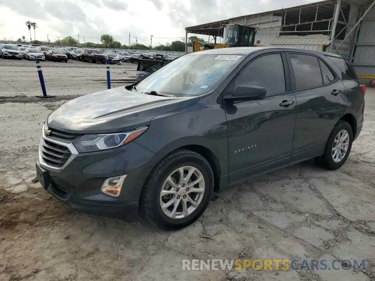 1 Photograph of a damaged car 2GNAXHEV1M6143031 CHEVROLET EQUINOX 2021