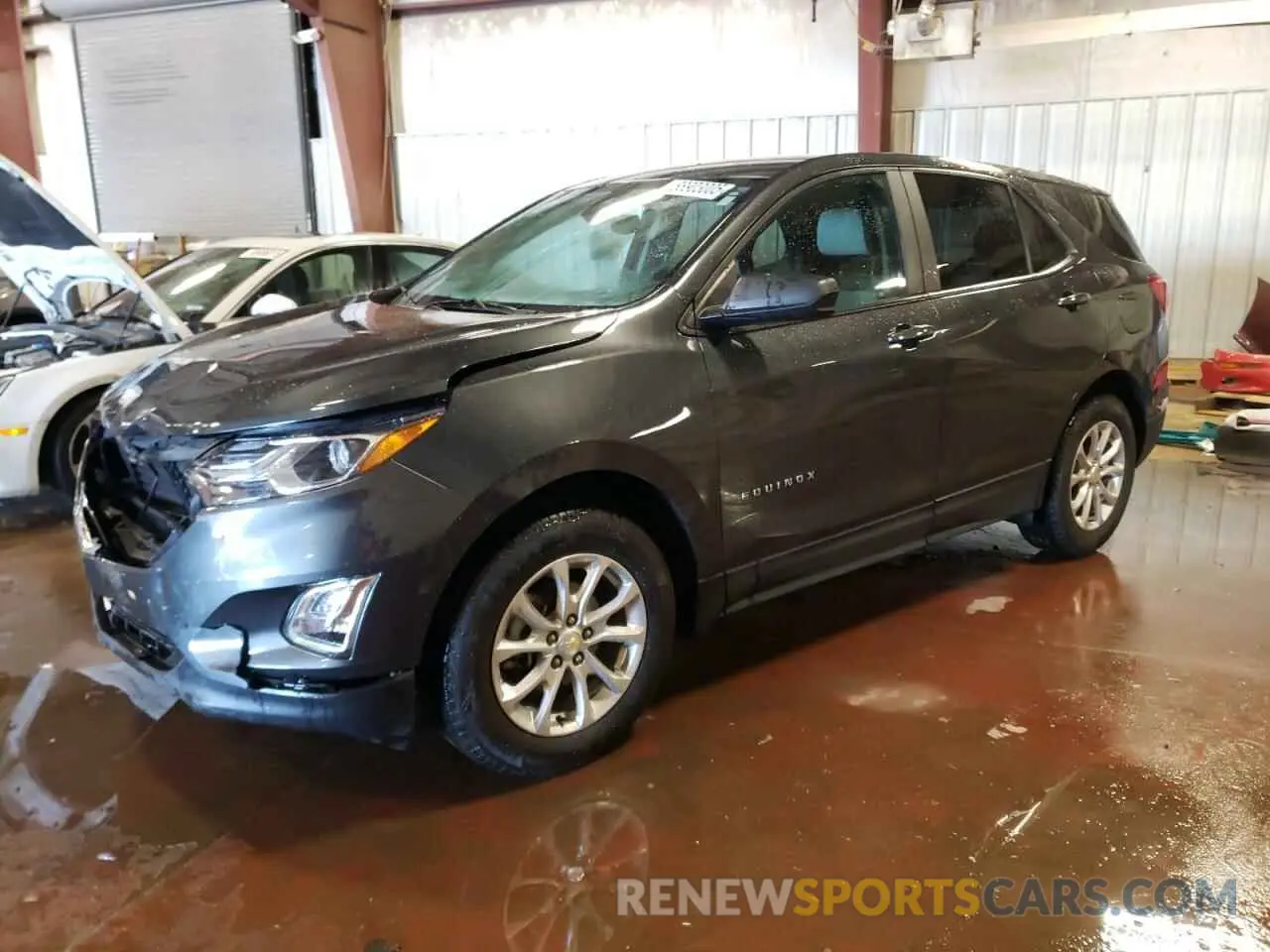 1 Photograph of a damaged car 2GNAXHEV1M6153249 CHEVROLET EQUINOX 2021