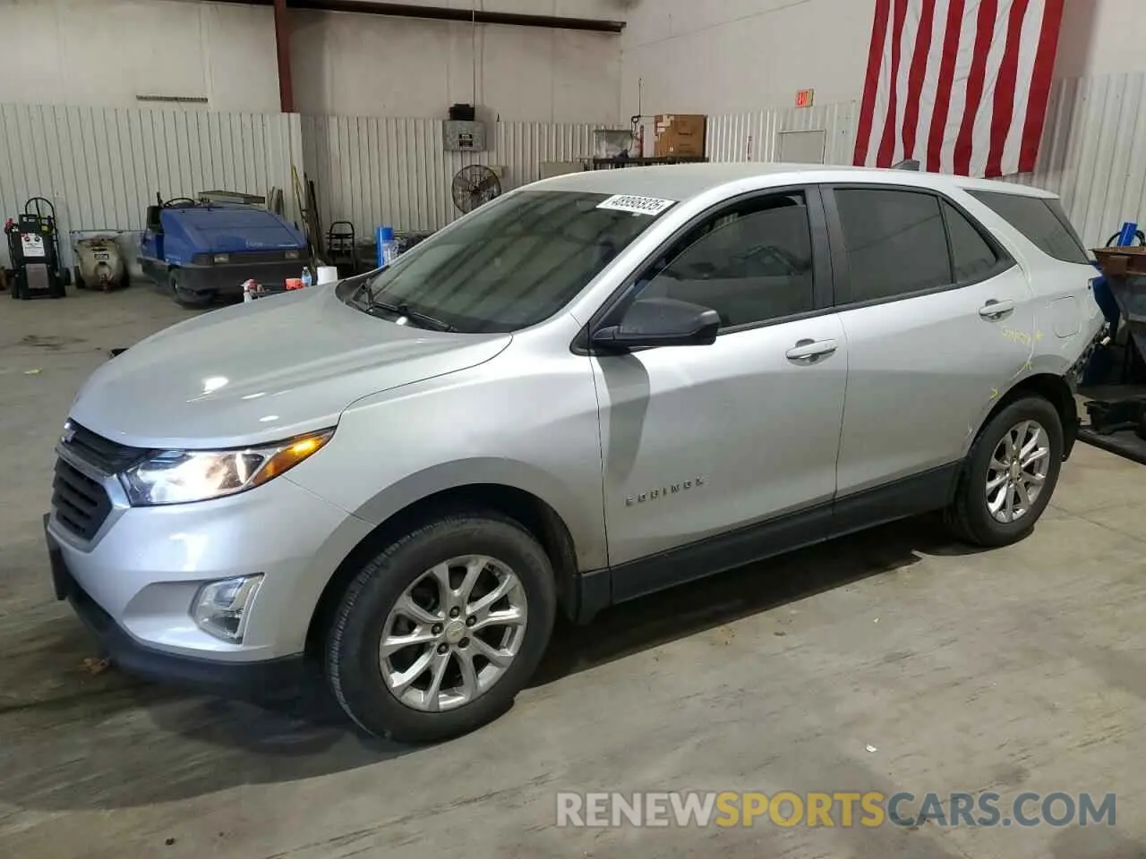 1 Photograph of a damaged car 2GNAXHEV3M6138980 CHEVROLET EQUINOX 2021