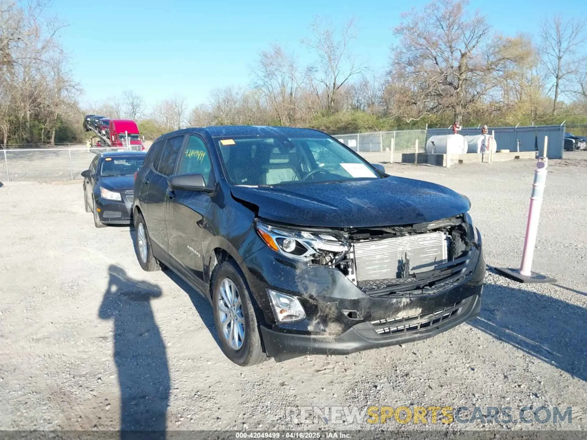 1 Photograph of a damaged car 2GNAXHEV4M6148322 CHEVROLET EQUINOX 2021