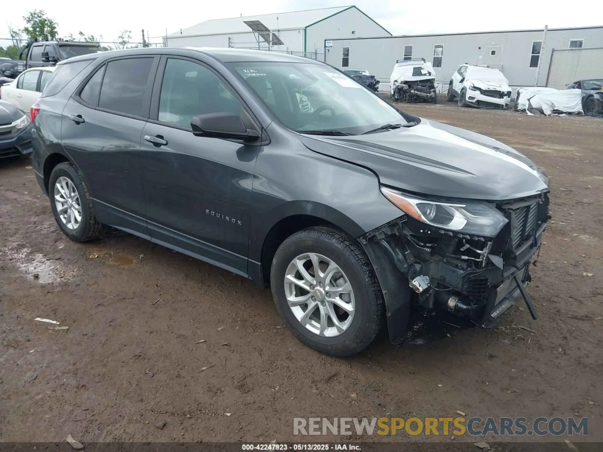 1 Photograph of a damaged car 2GNAXHEV7M6108543 CHEVROLET EQUINOX 2021