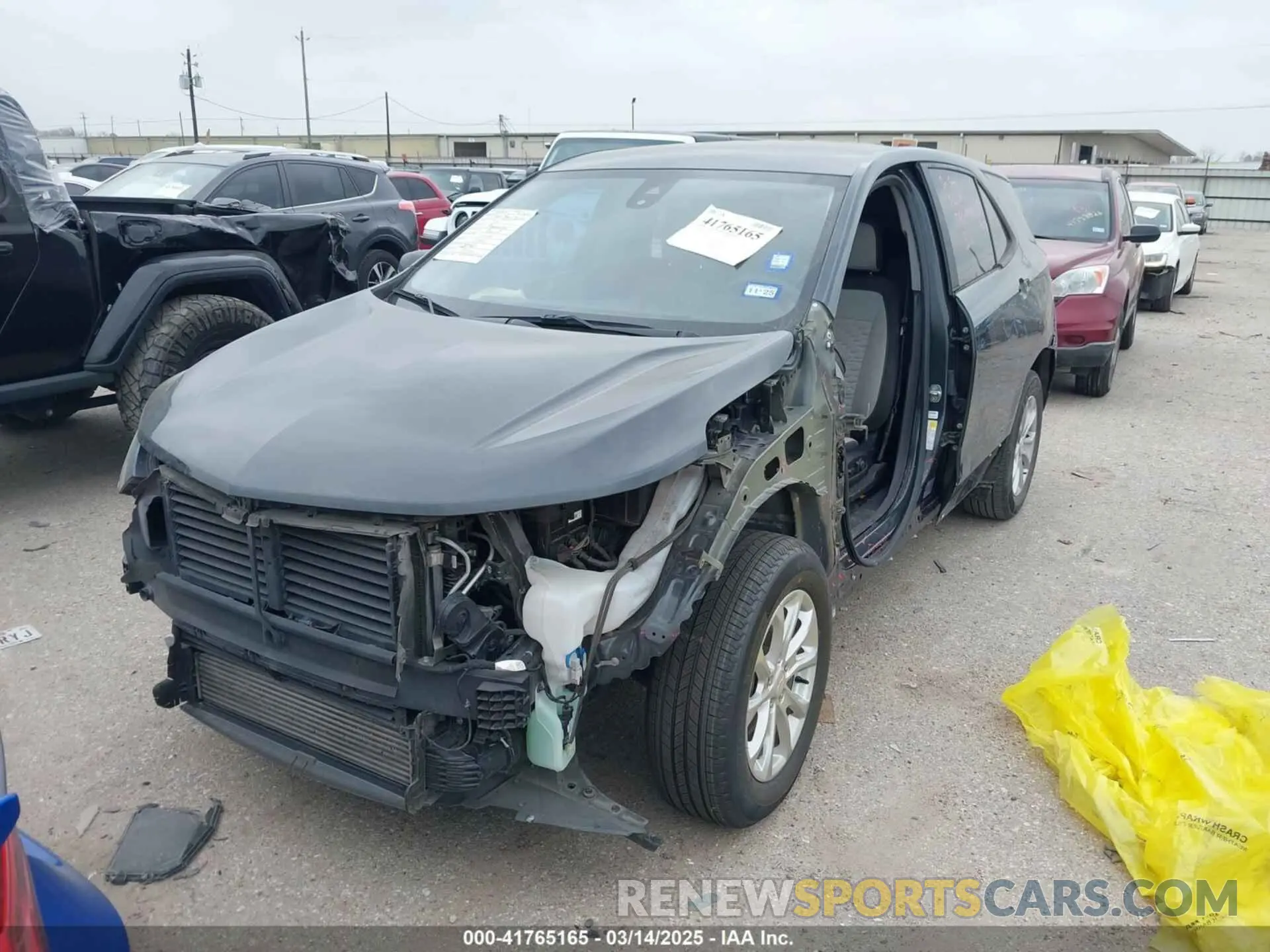 2 Photograph of a damaged car 2GNAXHEV7M6152848 CHEVROLET EQUINOX 2021