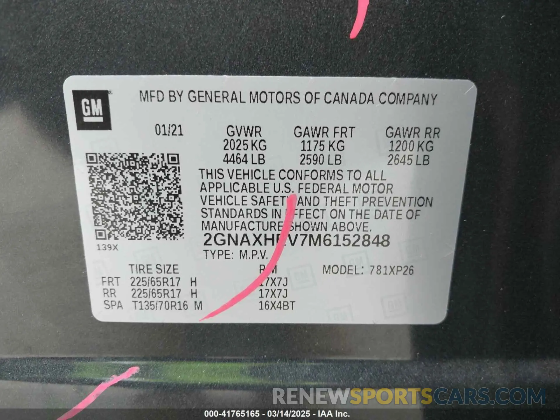 9 Photograph of a damaged car 2GNAXHEV7M6152848 CHEVROLET EQUINOX 2021