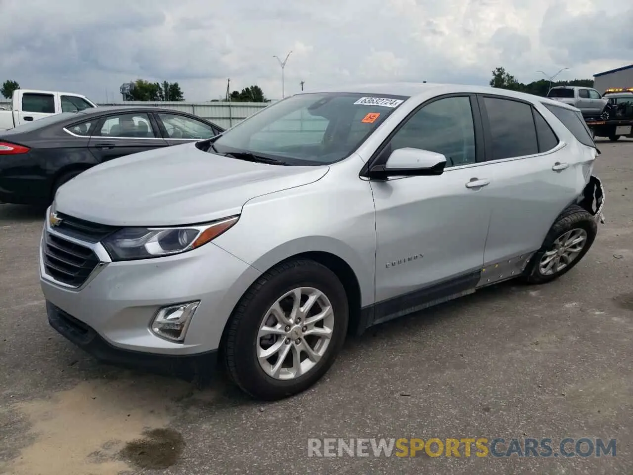 1 Photograph of a damaged car 2GNAXJEV0M6102929 CHEVROLET EQUINOX 2021