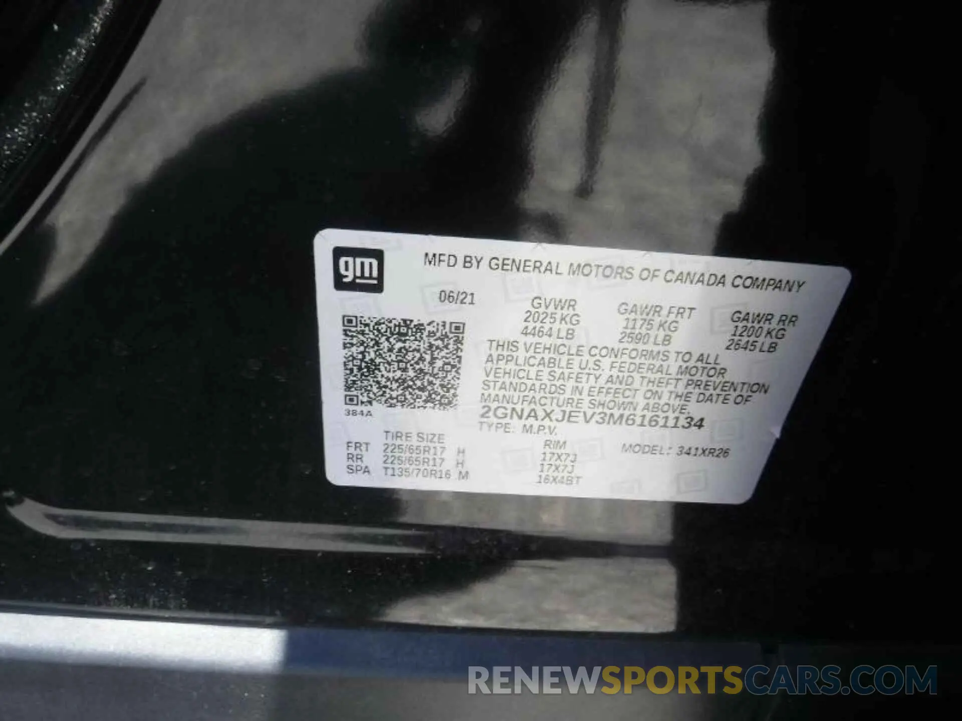 14 Photograph of a damaged car 2GNAXJEV3M6161134 CHEVROLET EQUINOX 2021