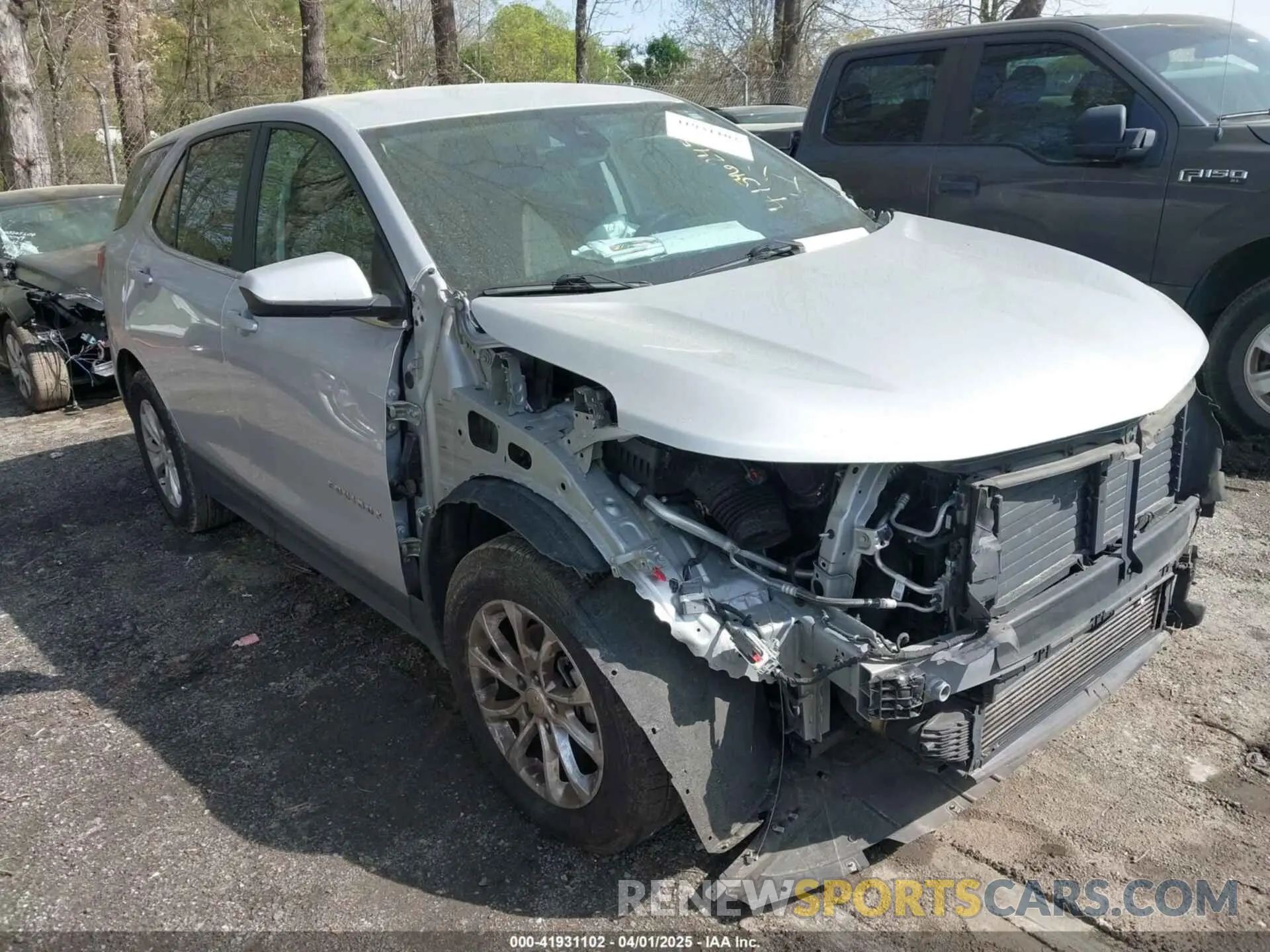 1 Photograph of a damaged car 2GNAXJEV5M6160938 CHEVROLET EQUINOX 2021